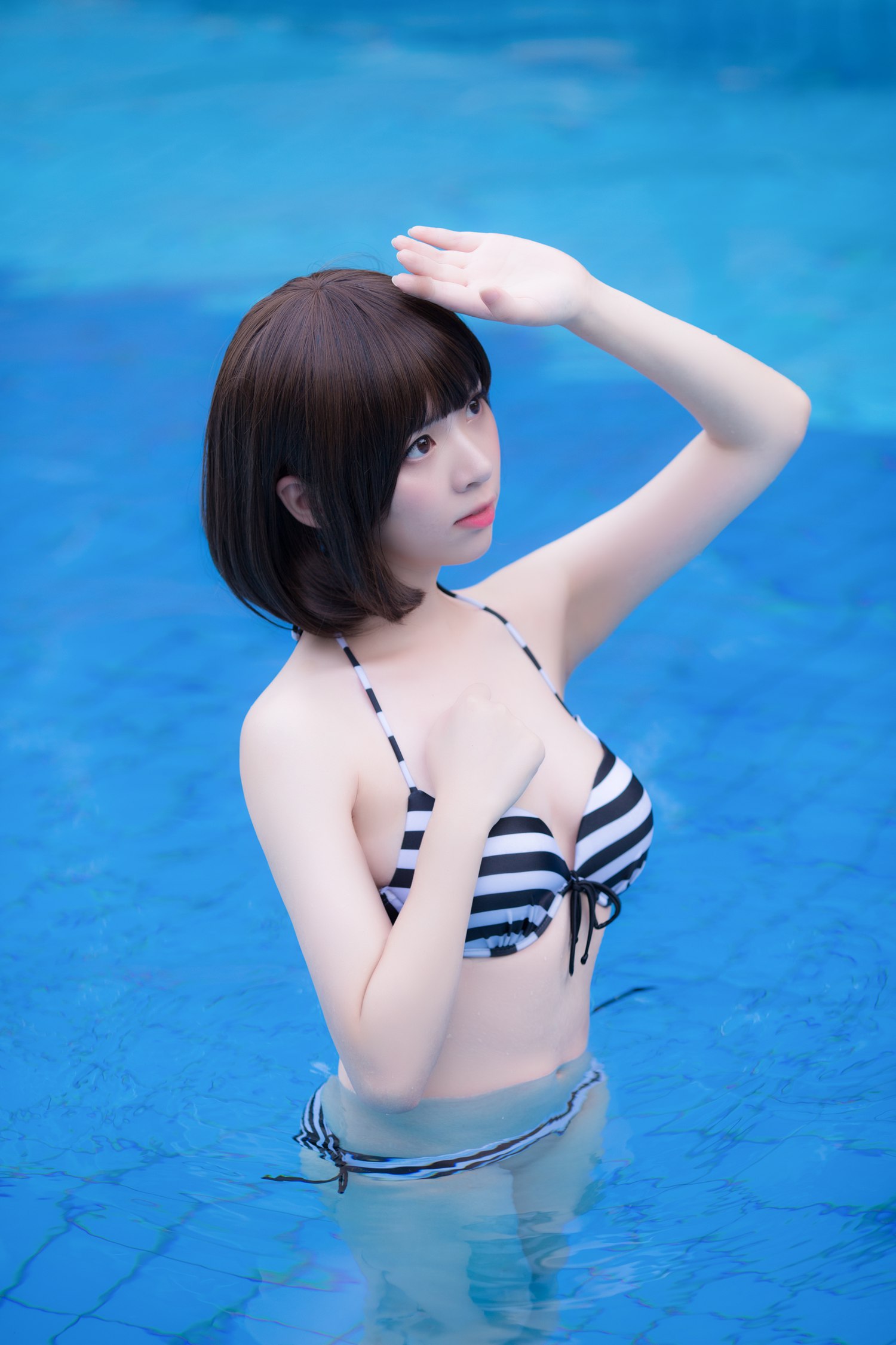 图片[11]-闪月半 – 加藤惠 泳装 – 速更版-美库