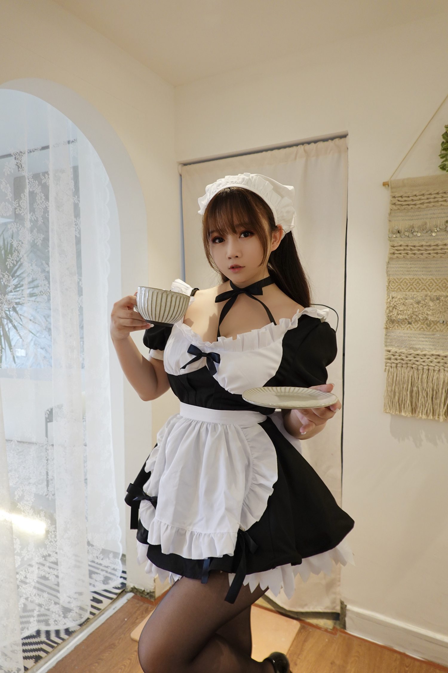 图片[15]-是依酱吖 – 女仆破洞黑丝装[22P] – 速更版-美库