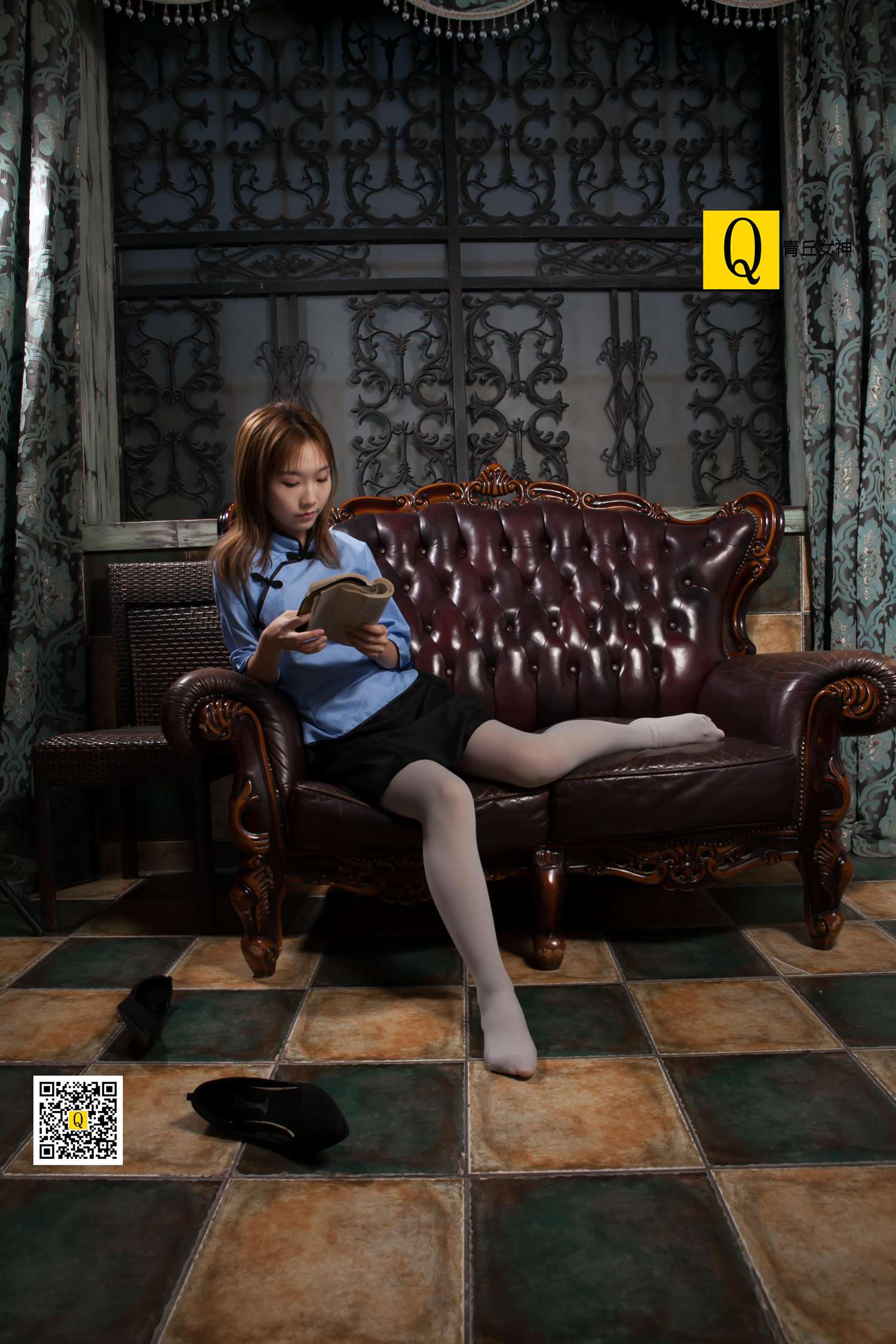 图片[11]-[青丘女神]2017.12.03 猫猫 民国学生 – 速更版-美库