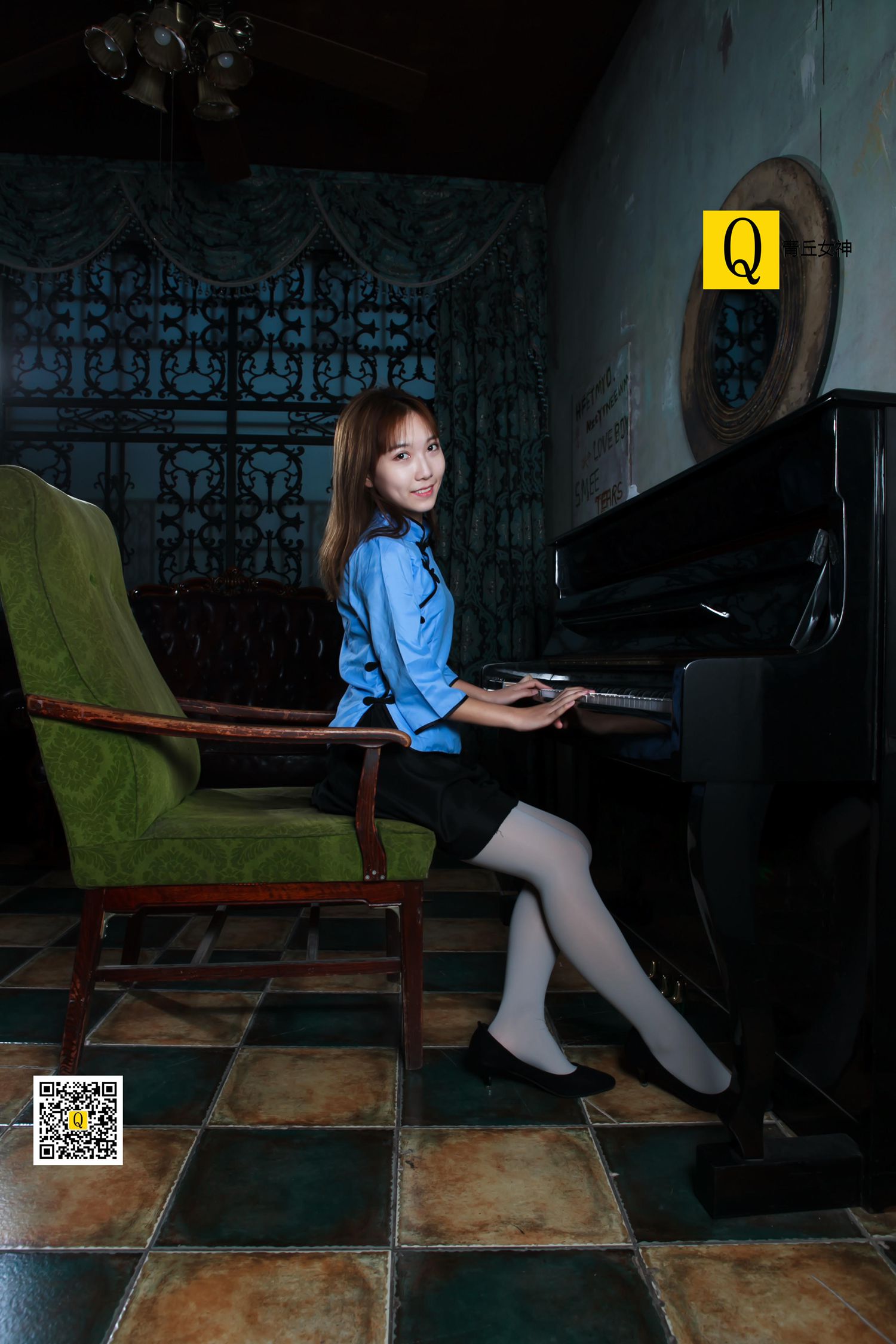 图片[24]-[青丘女神]2017.12.03 猫猫 民国学生 – 速更版-美库