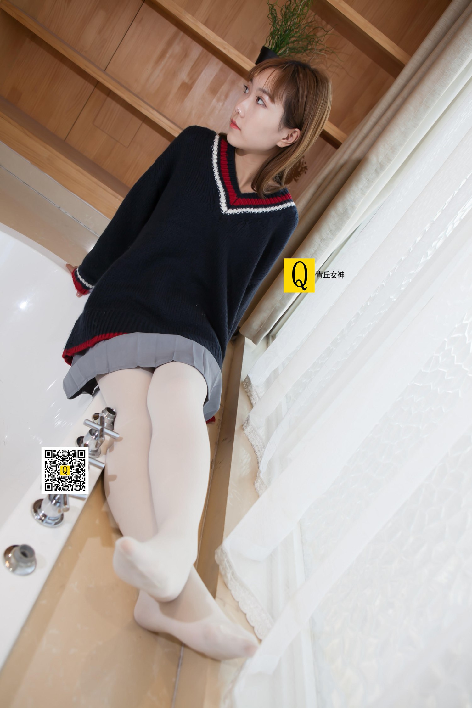 图片[19]-[青丘女神]2017.12.06 猫猫 甜美萝莉 – 速更版-美库