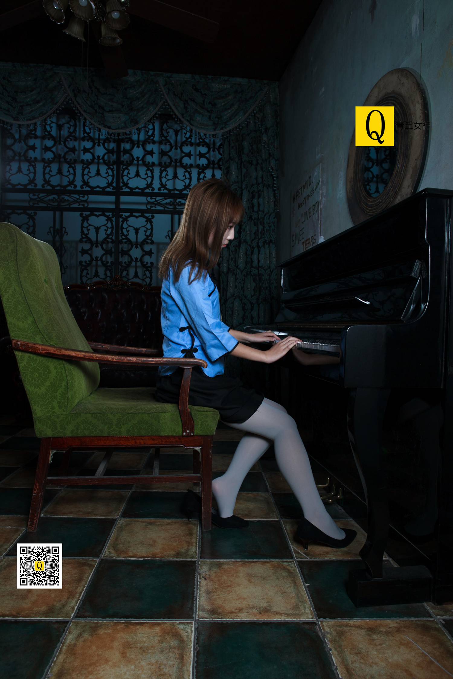 图片[47]-[青丘女神]2017.12.03 猫猫 民国学生 – 速更版-美库