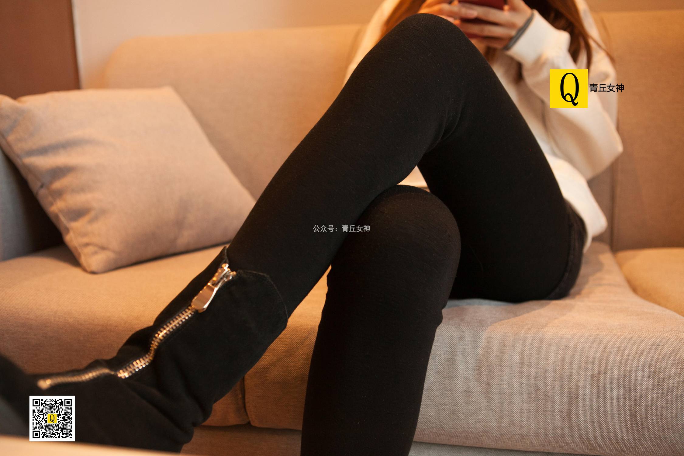 图片[11]-[青丘女神]2017.12.24 秋秋 居家棉袜过圣诞 – 速更版-美库