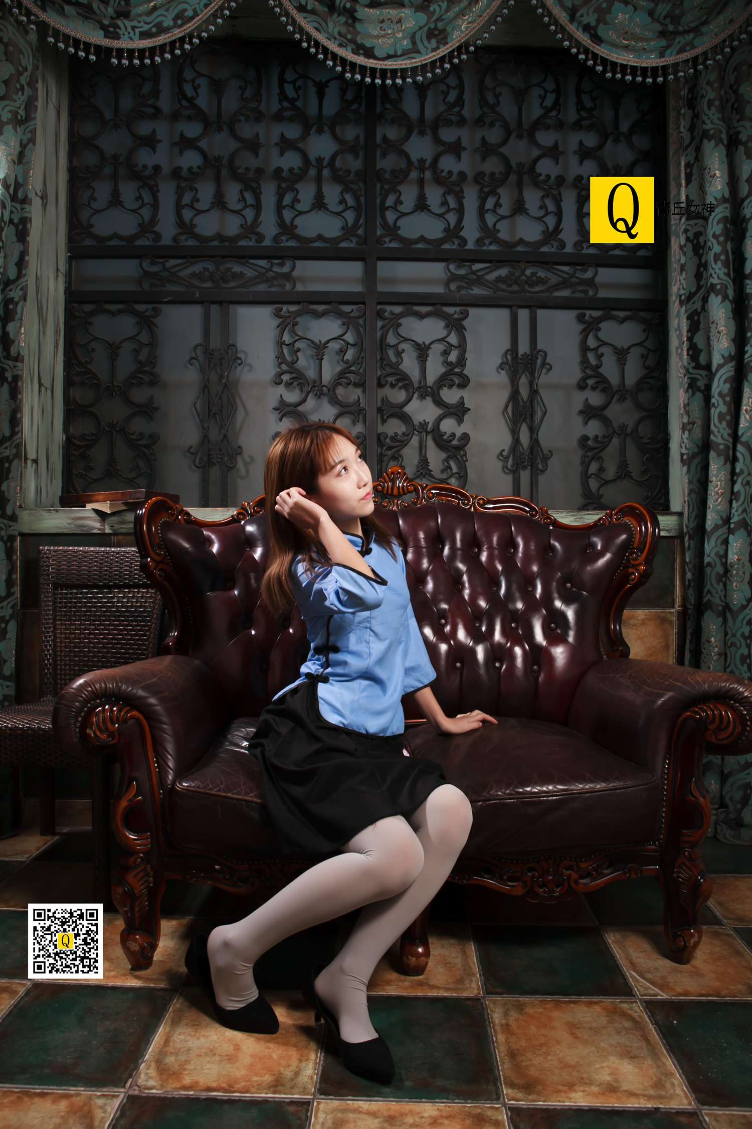 图片[51]-[青丘女神]2017.12.03 猫猫 民国学生 – 速更版-美库