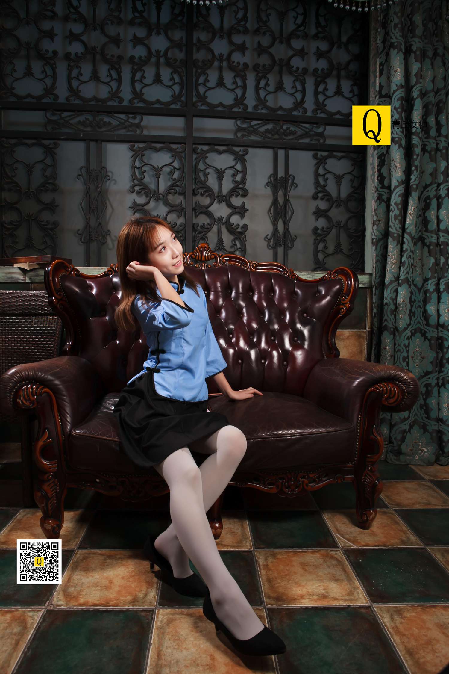图片[52]-[青丘女神]2017.12.03 猫猫 民国学生 – 速更版-美库
