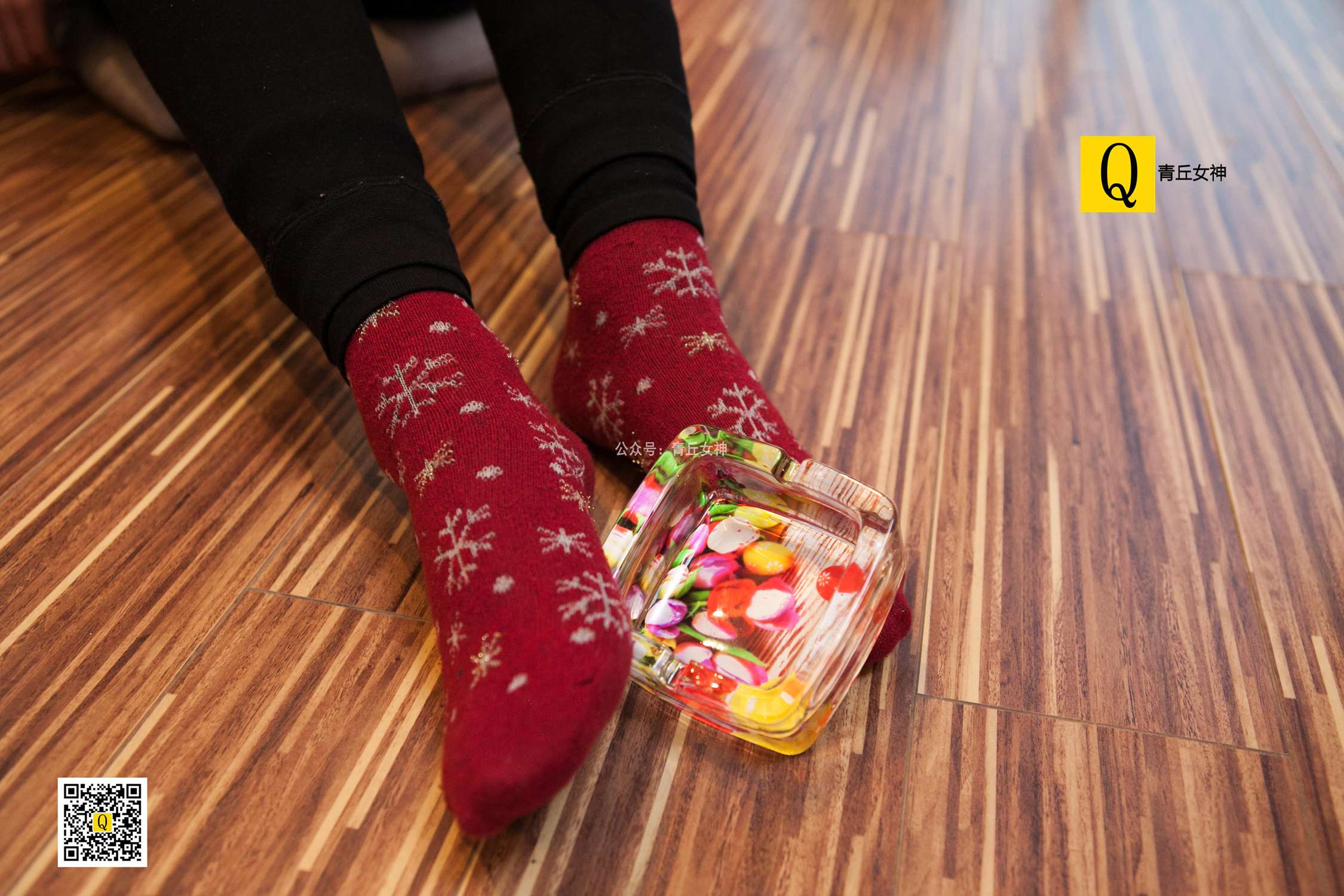 图片[14]-[青丘女神]2017.12.24 秋秋 居家棉袜过圣诞 – 速更版-美库