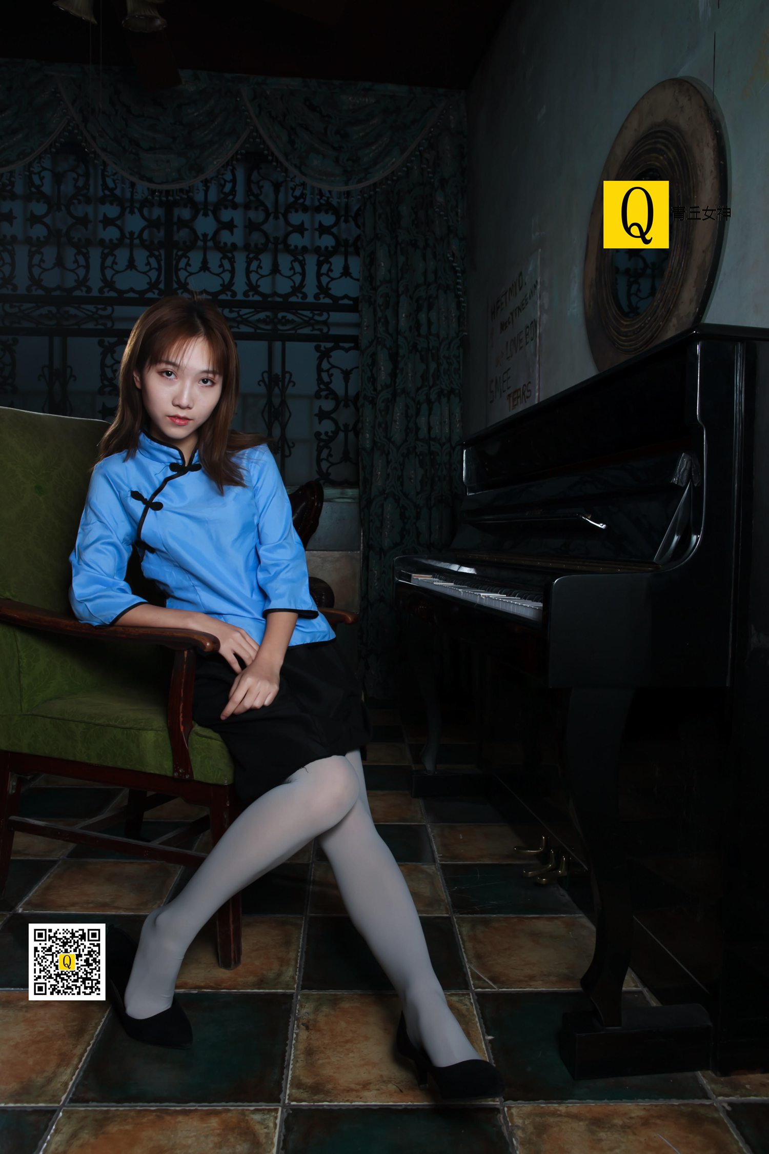 图片[62]-[青丘女神]2017.12.03 猫猫 民国学生 – 速更版-美库