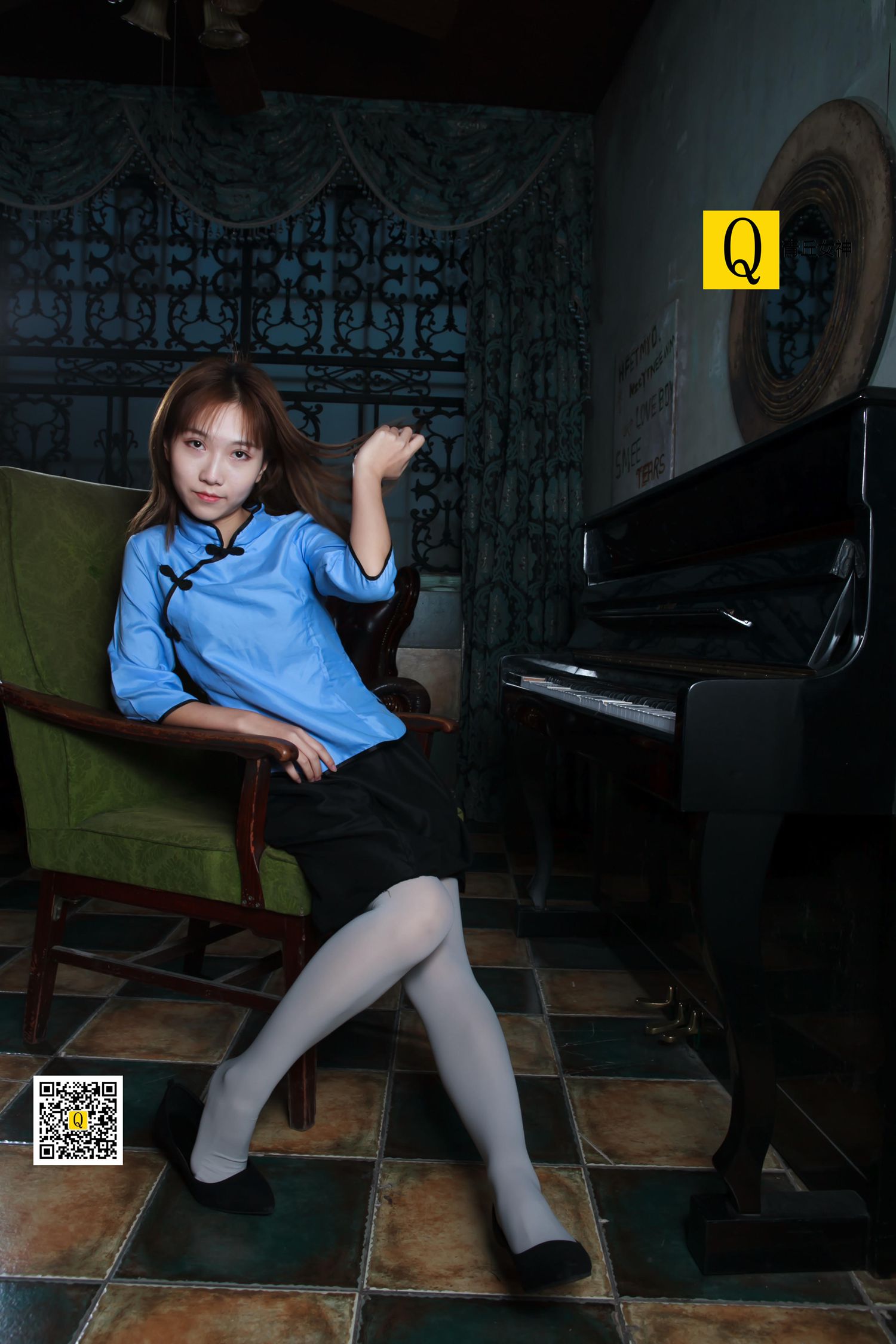 图片[63]-[青丘女神]2017.12.03 猫猫 民国学生 – 速更版-美库