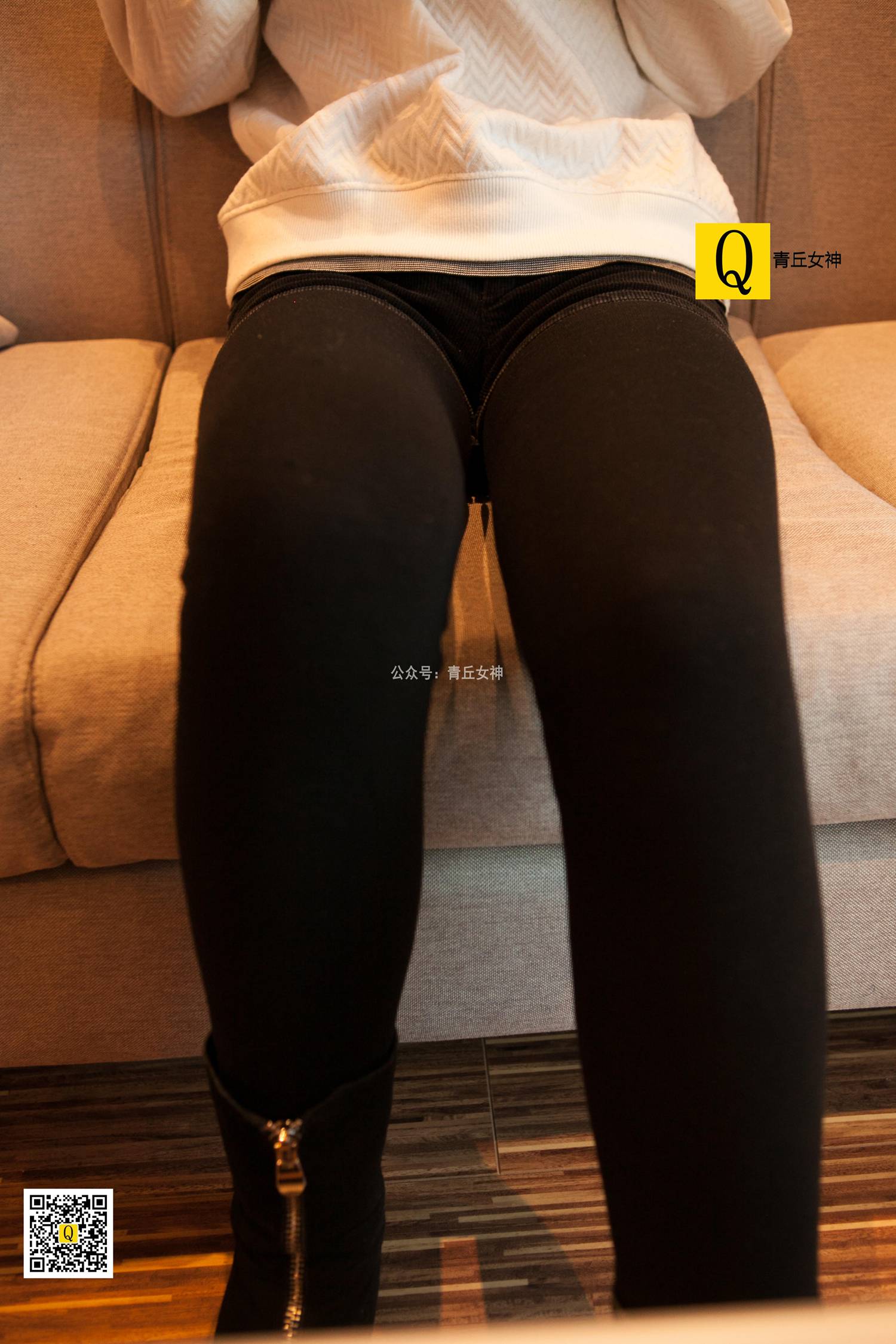 图片[22]-[青丘女神]2017.12.24 秋秋 居家棉袜过圣诞 – 速更版-美库