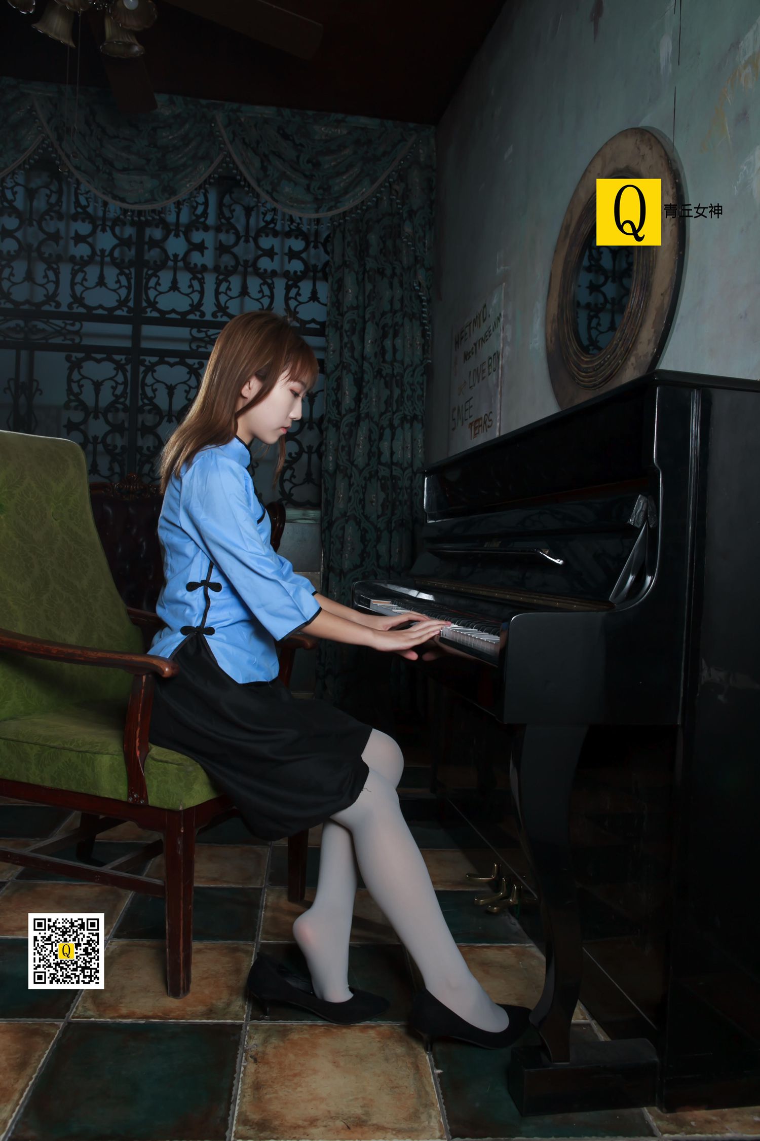 图片[67]-[青丘女神]2017.12.03 猫猫 民国学生 – 速更版-美库