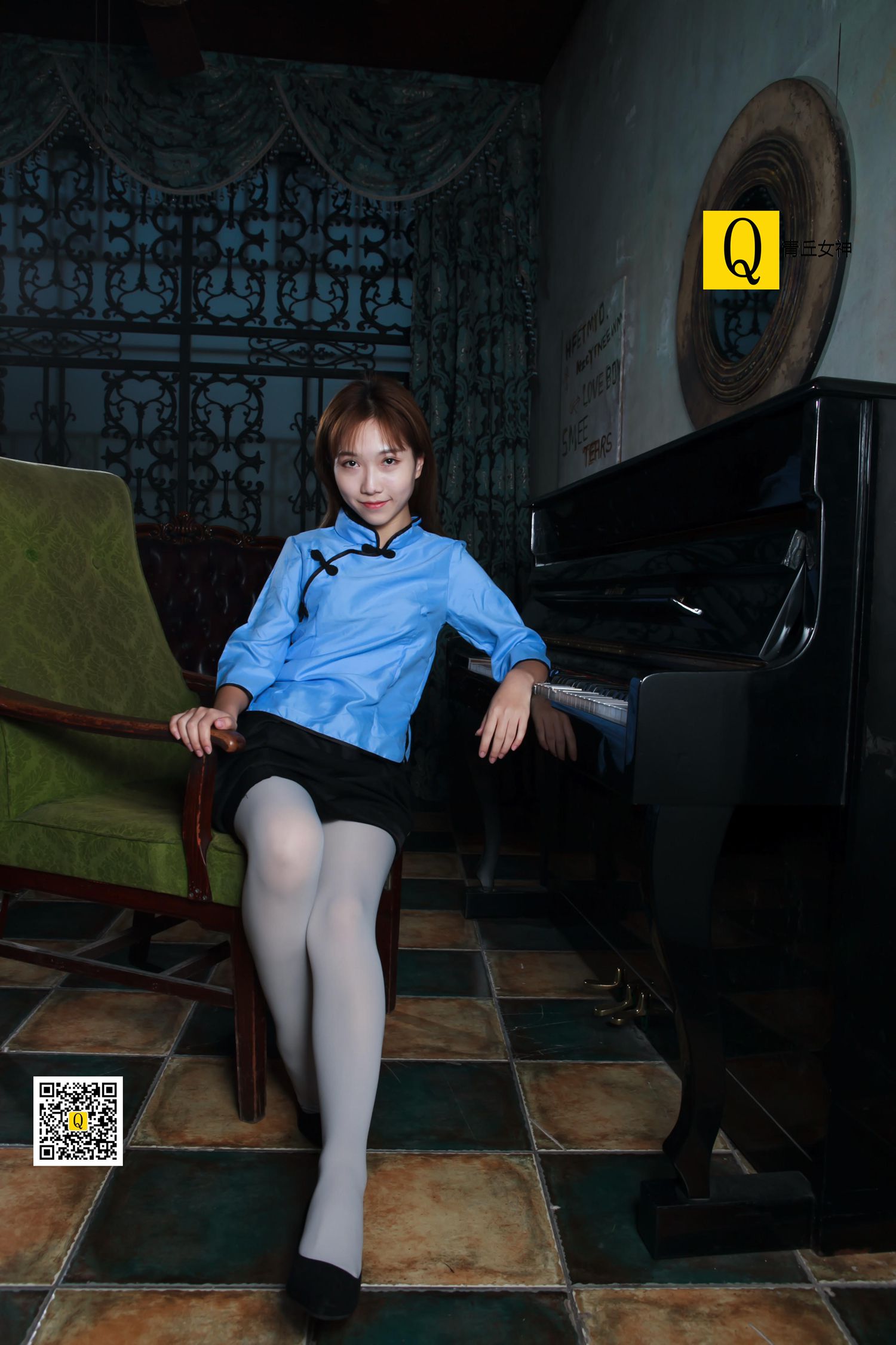 图片[71]-[青丘女神]2017.12.03 猫猫 民国学生 – 速更版-美库