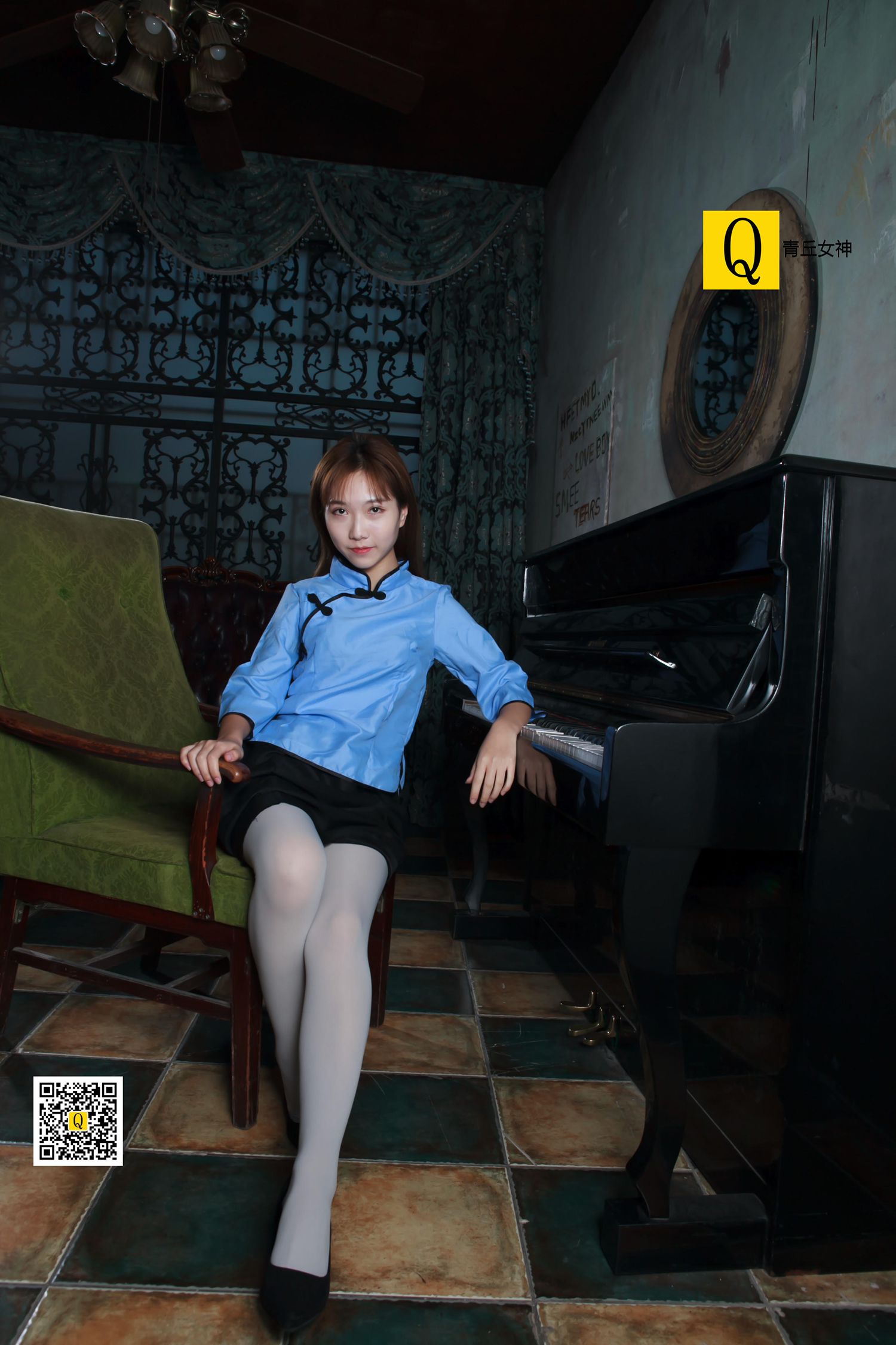 图片[73]-[青丘女神]2017.12.03 猫猫 民国学生 – 速更版-美库
