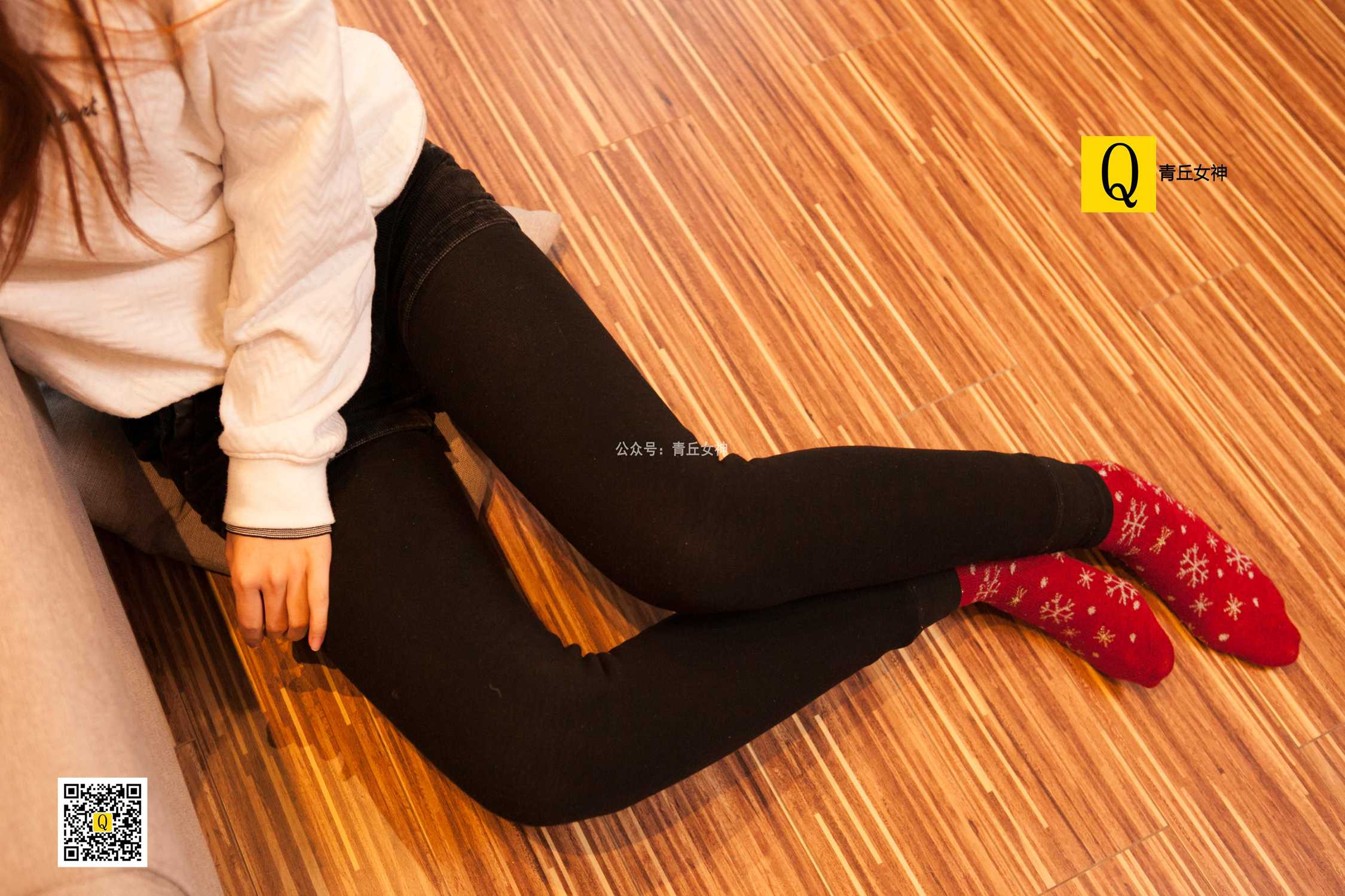 图片[28]-[青丘女神]2017.12.24 秋秋 居家棉袜过圣诞 – 速更版-美库