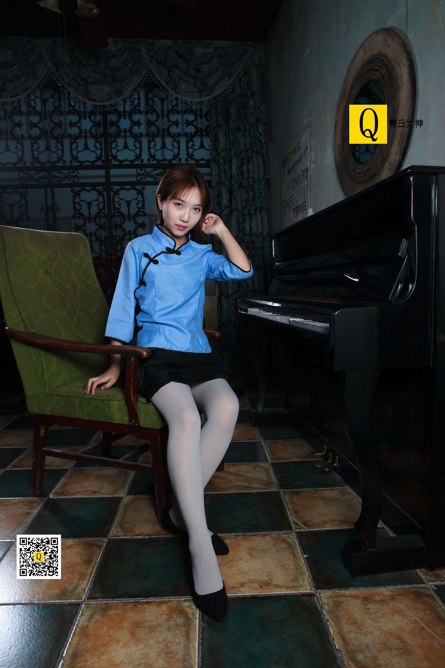 图片[74]-[青丘女神]2017.12.03 猫猫 民国学生 – 速更版-美库