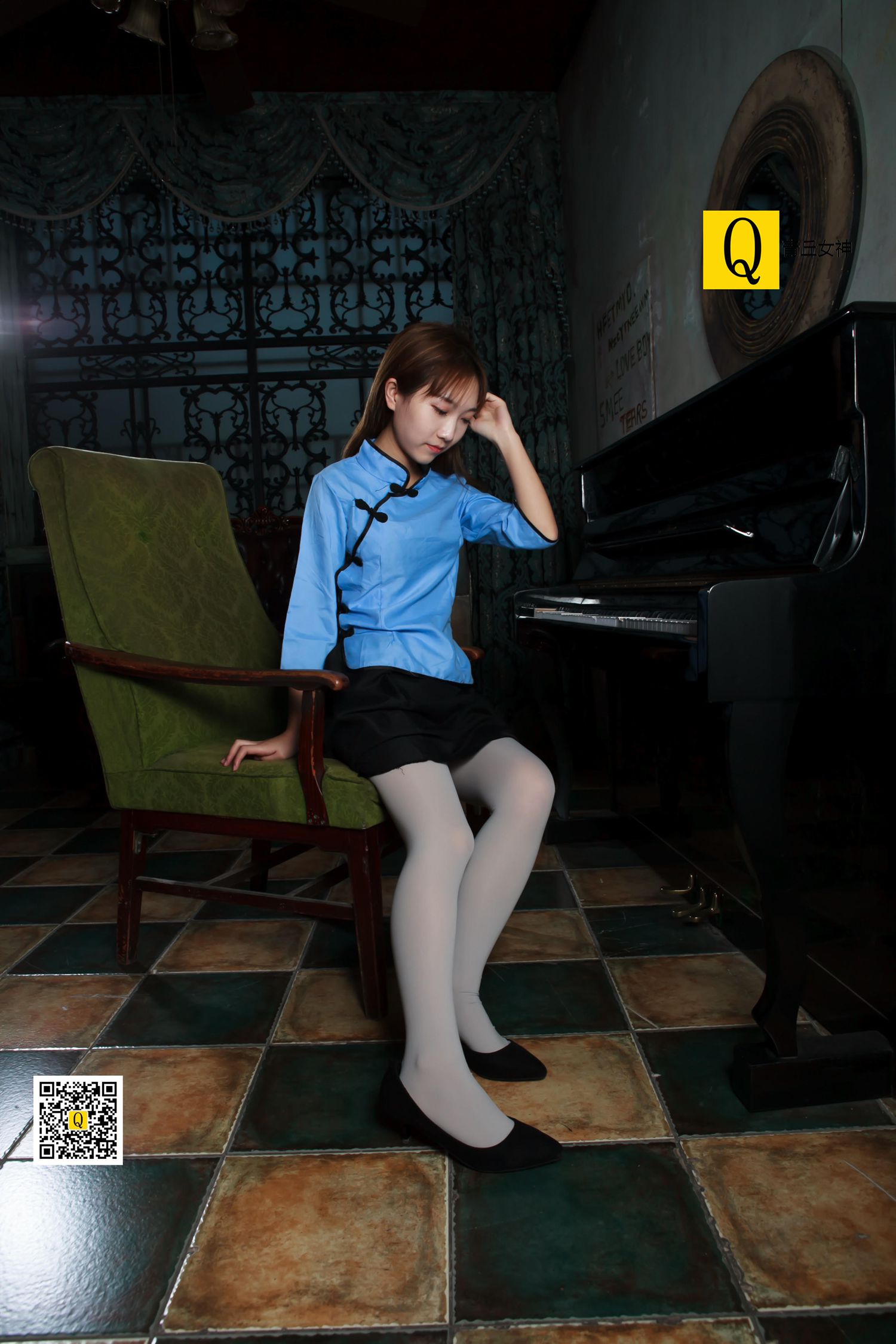 图片[75]-[青丘女神]2017.12.03 猫猫 民国学生 – 速更版-美库