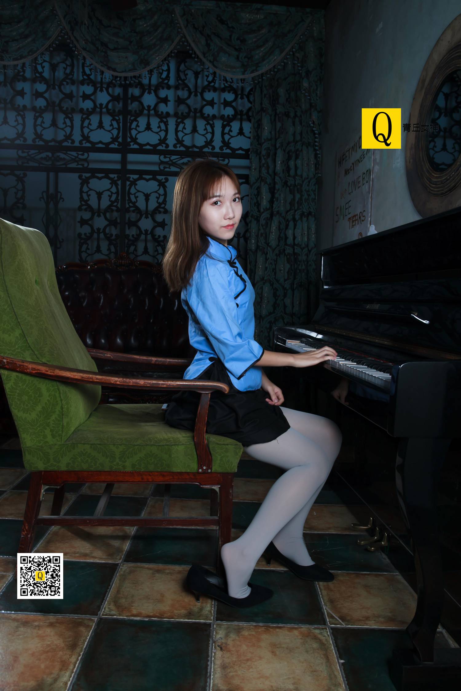 图片[76]-[青丘女神]2017.12.03 猫猫 民国学生 – 速更版-美库