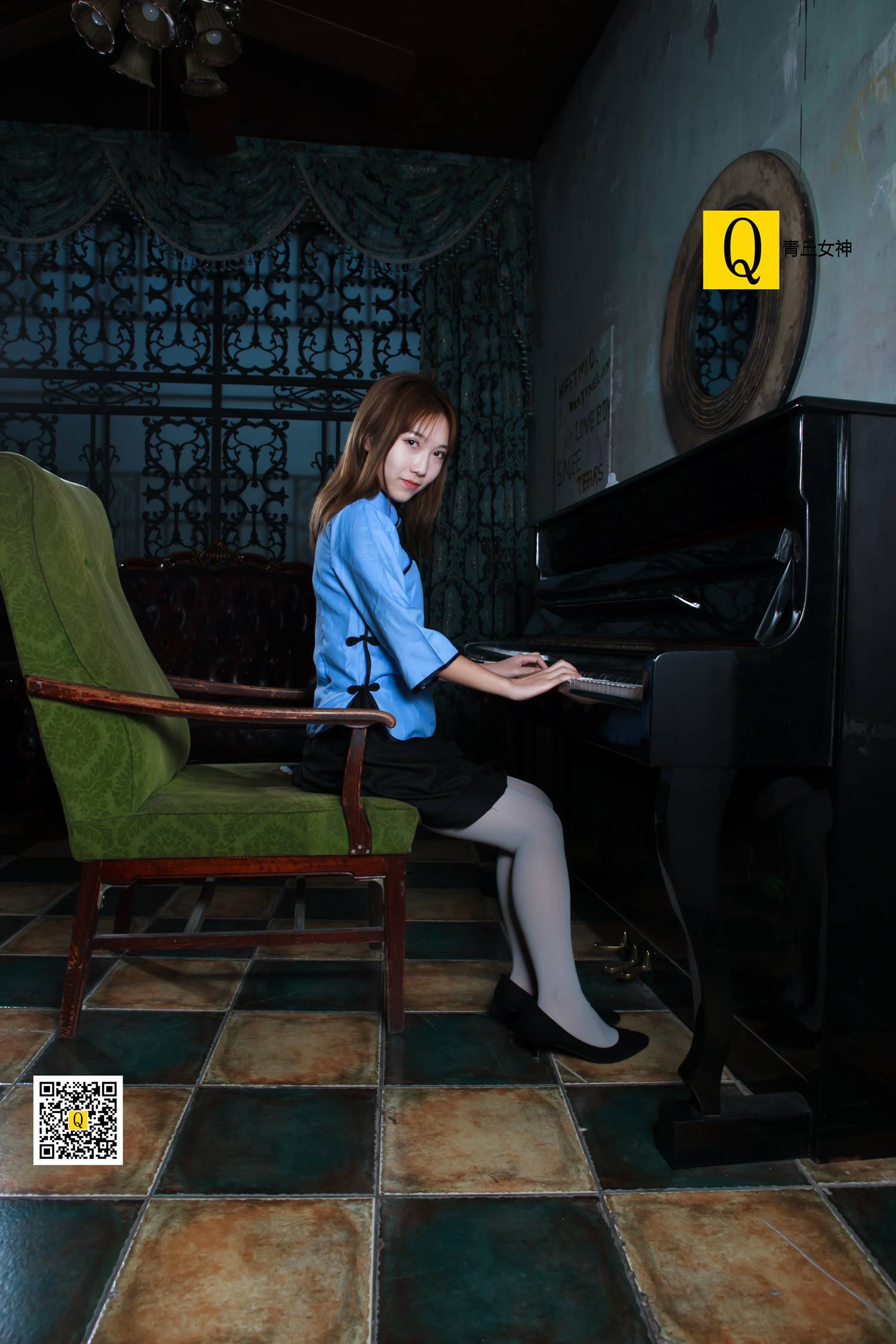 图片[79]-[青丘女神]2017.12.03 猫猫 民国学生 – 速更版-美库