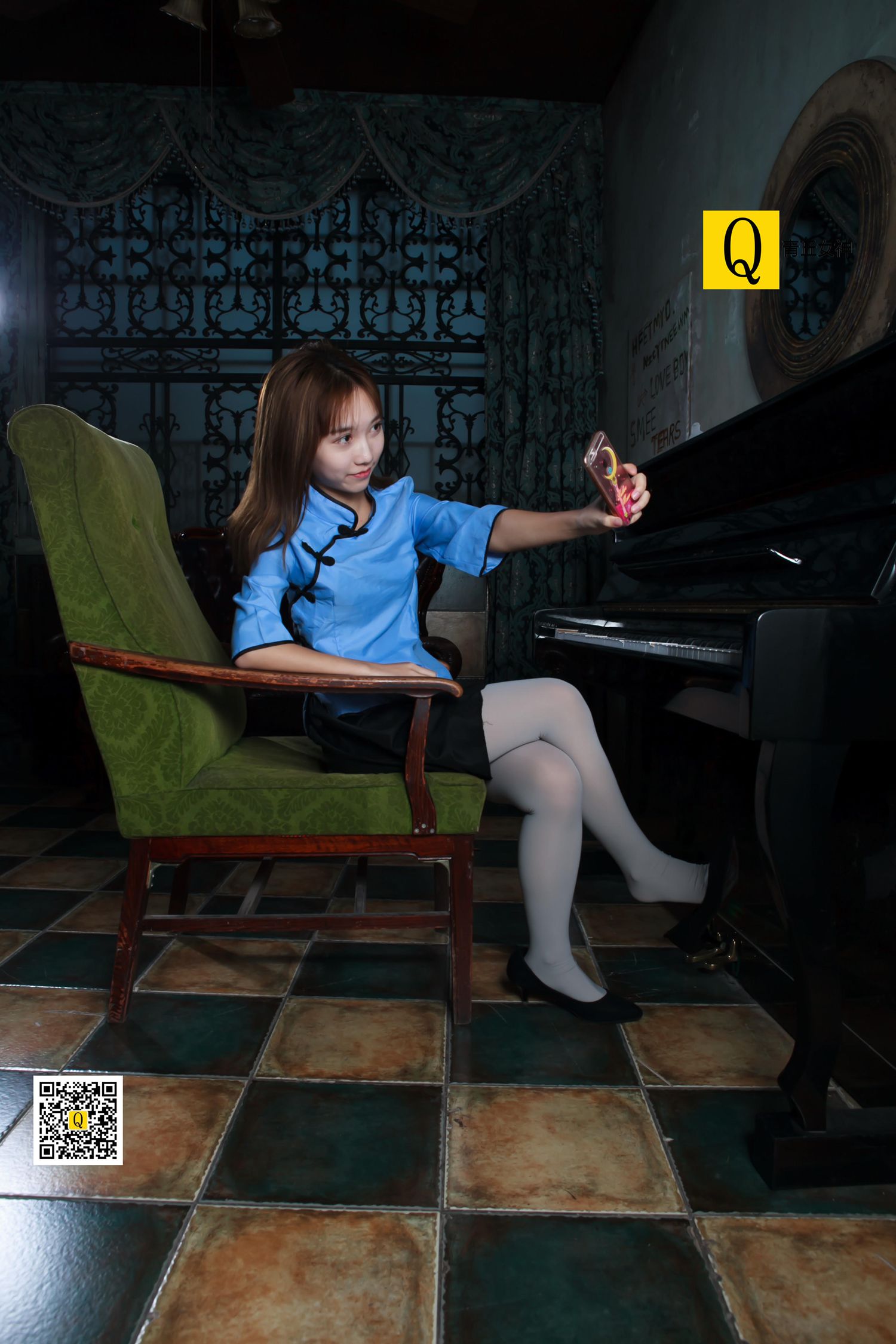 图片[80]-[青丘女神]2017.12.03 猫猫 民国学生 – 速更版-美库