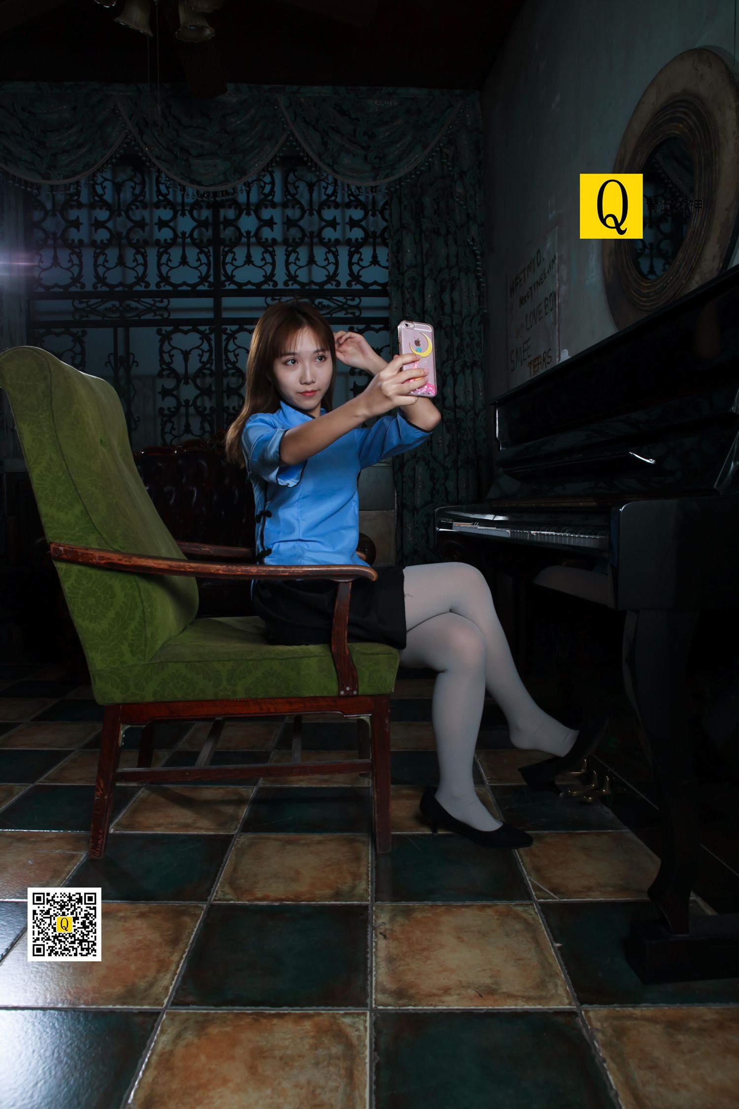 图片[81]-[青丘女神]2017.12.03 猫猫 民国学生 – 速更版-美库