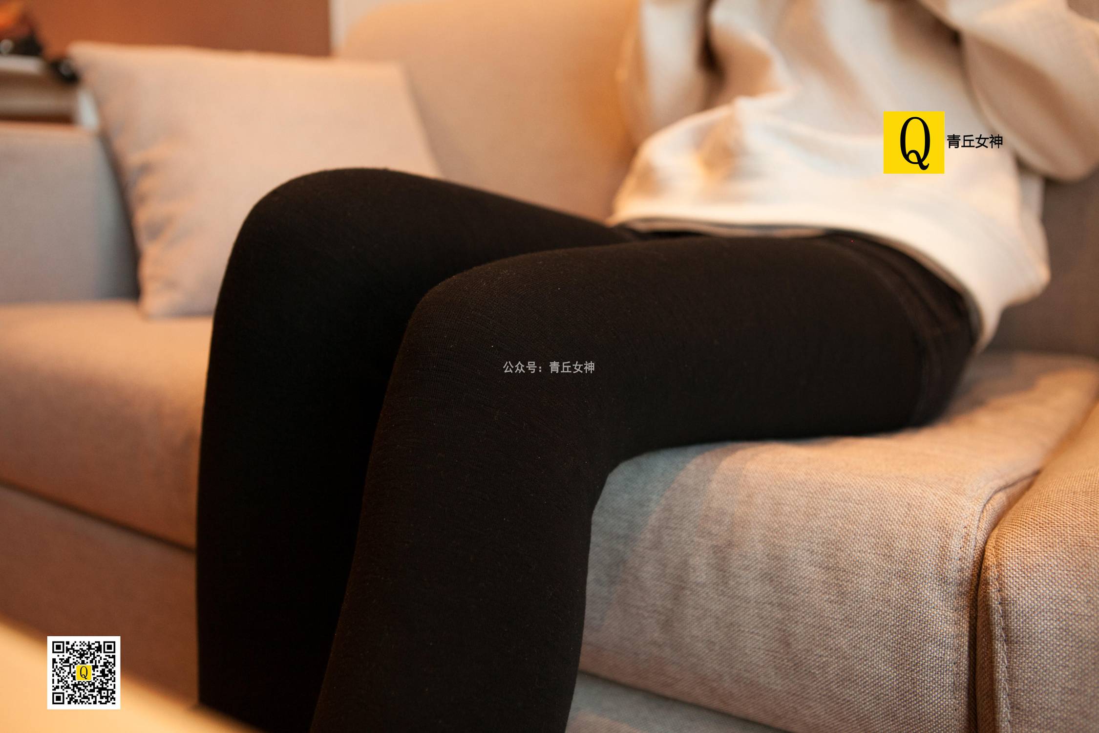 图片[33]-[青丘女神]2017.12.24 秋秋 居家棉袜过圣诞 – 速更版-美库