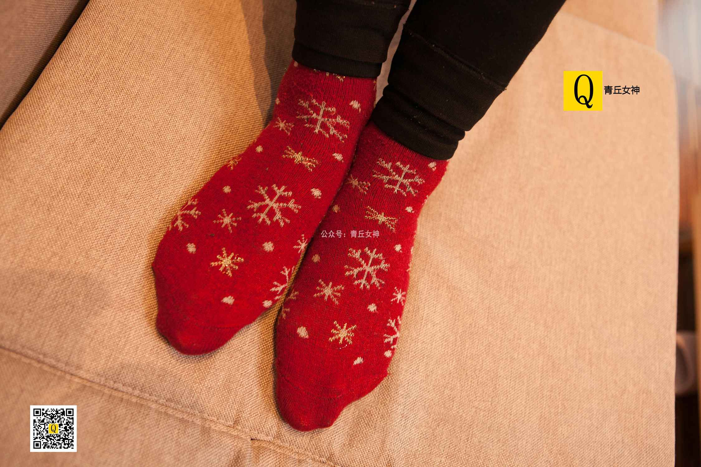 图片[35]-[青丘女神]2017.12.24 秋秋 居家棉袜过圣诞 – 速更版-美库
