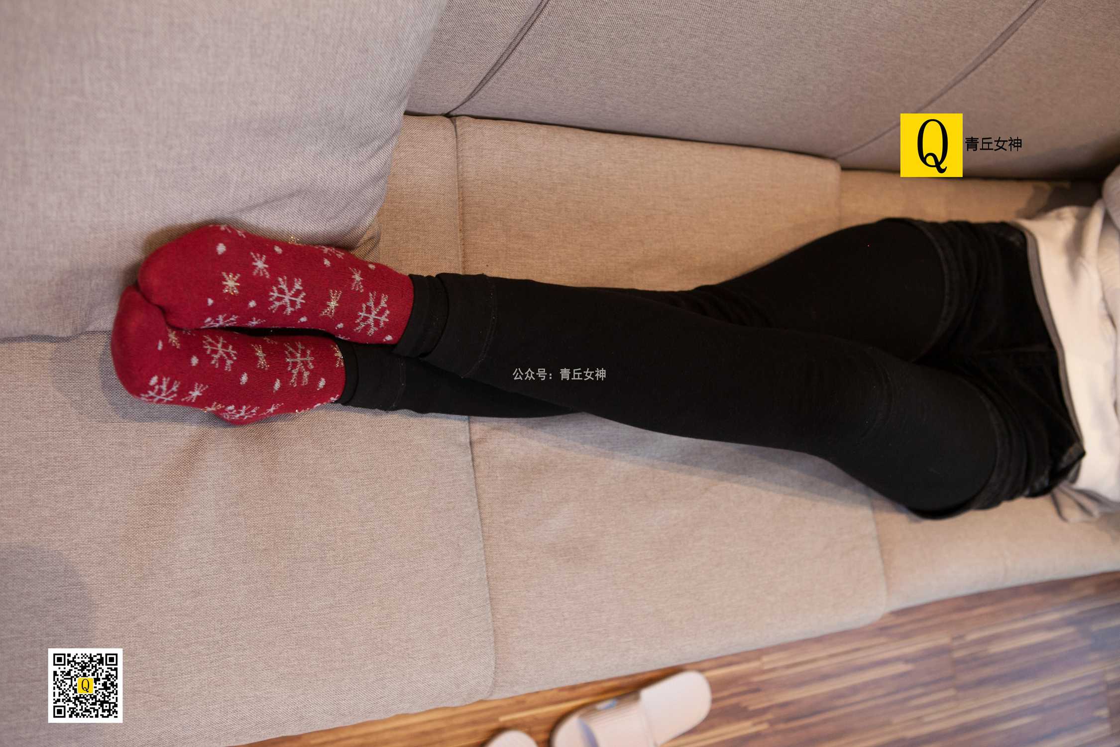 图片[40]-[青丘女神]2017.12.24 秋秋 居家棉袜过圣诞 – 速更版-美库
