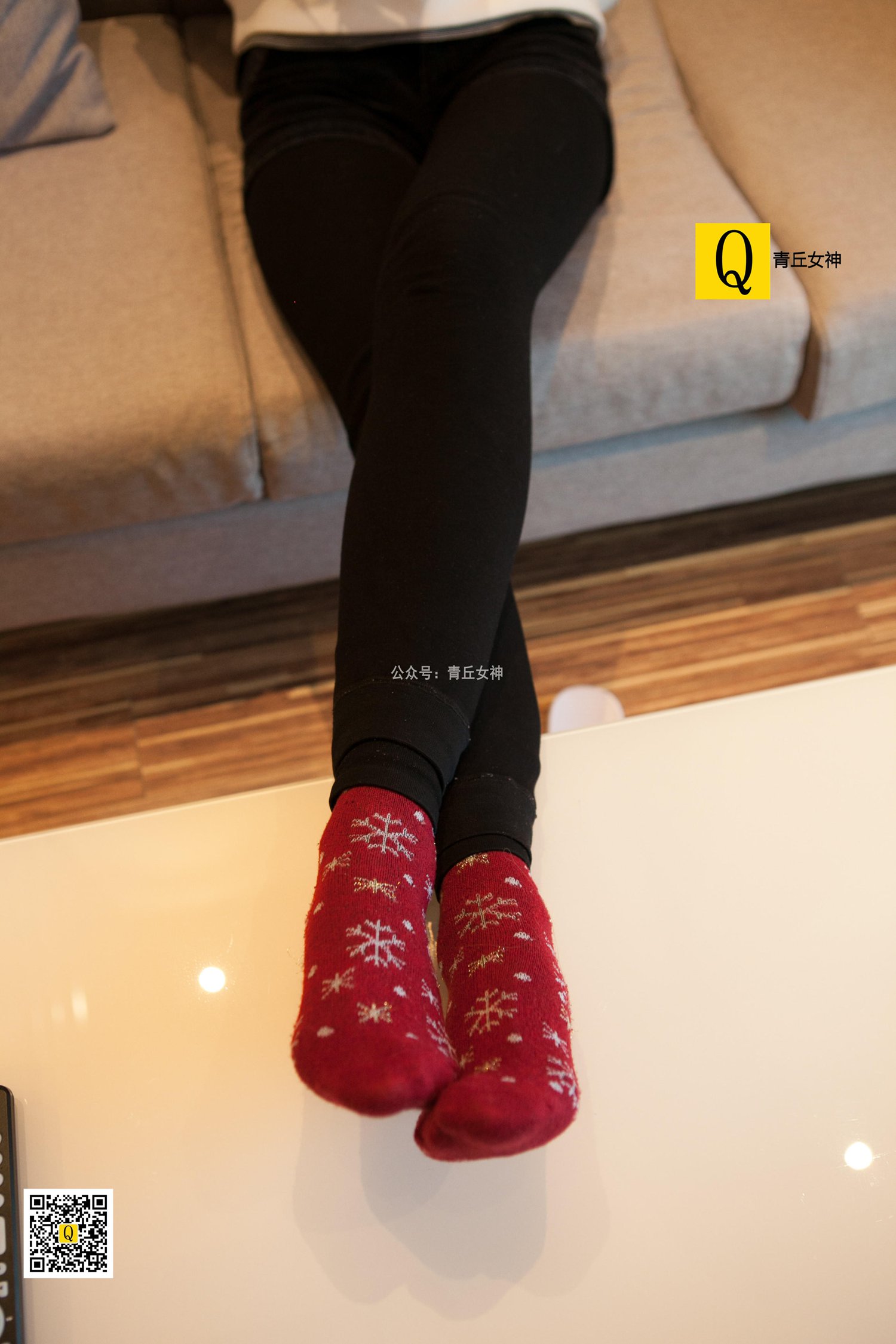 图片[47]-[青丘女神]2017.12.24 秋秋 居家棉袜过圣诞 – 速更版-美库
