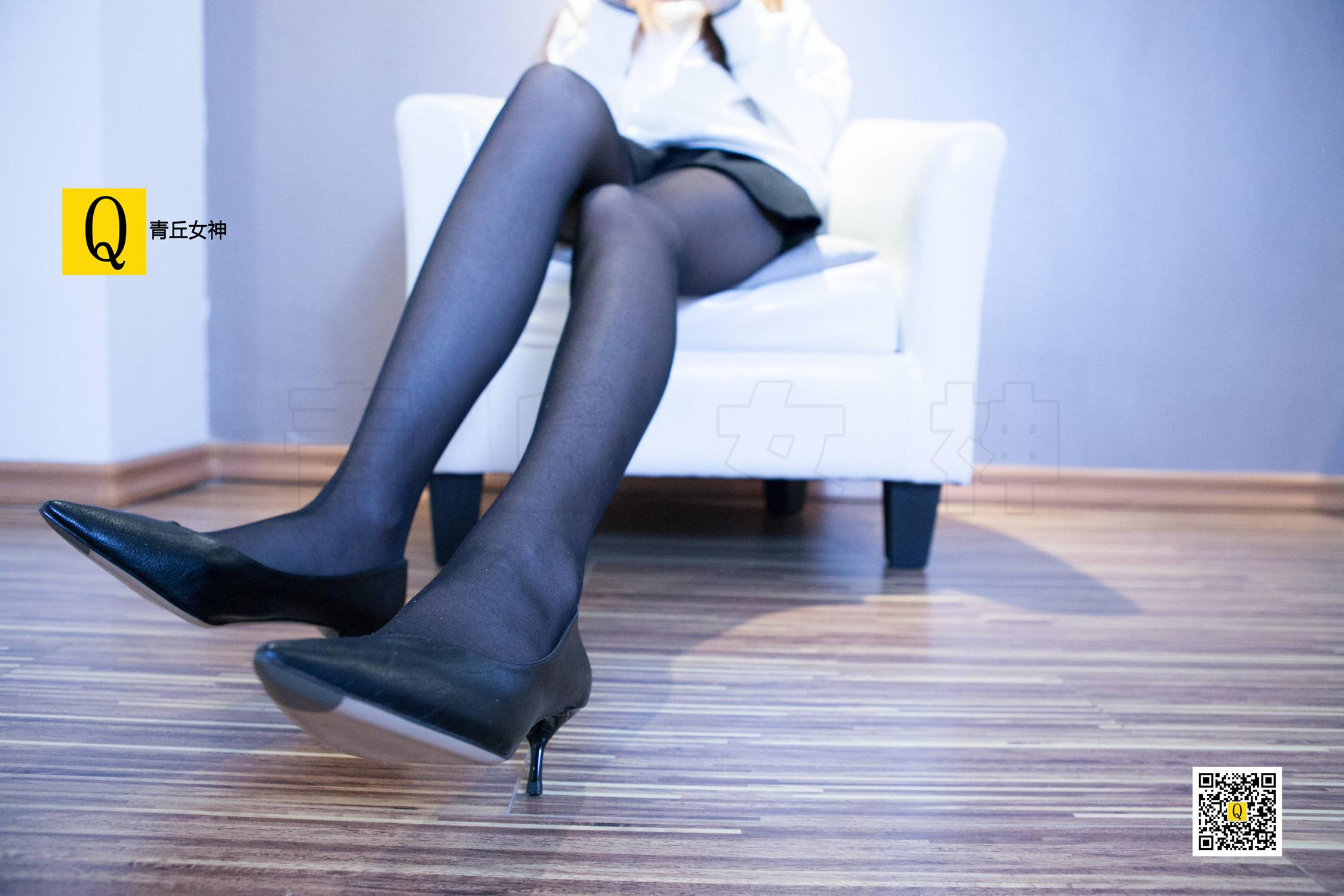 图片[44]-[青丘女神]2017.12.26 秋秋 致命黑丝 – 速更版-美库