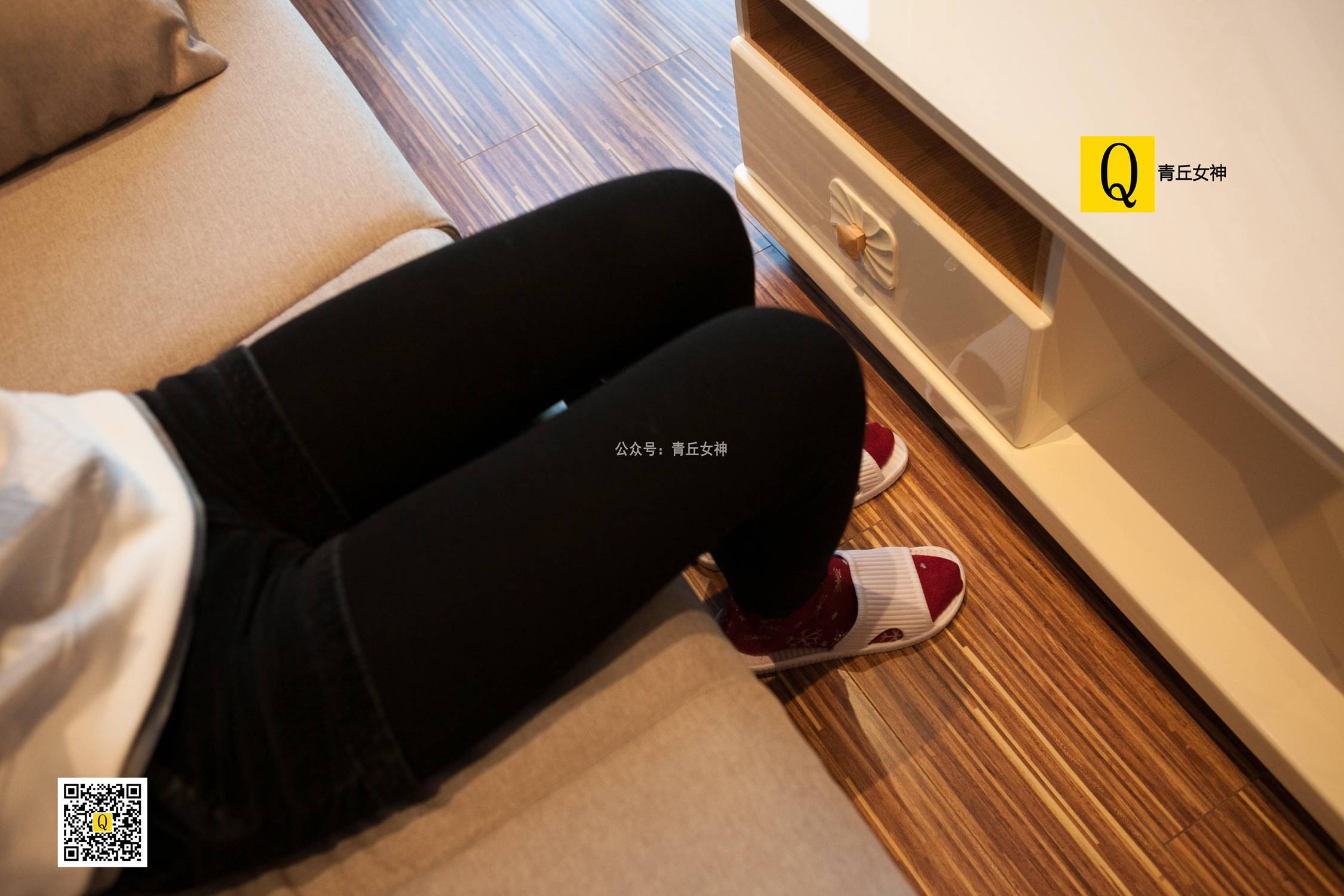 图片[60]-[青丘女神]2017.12.24 秋秋 居家棉袜过圣诞 – 速更版-美库