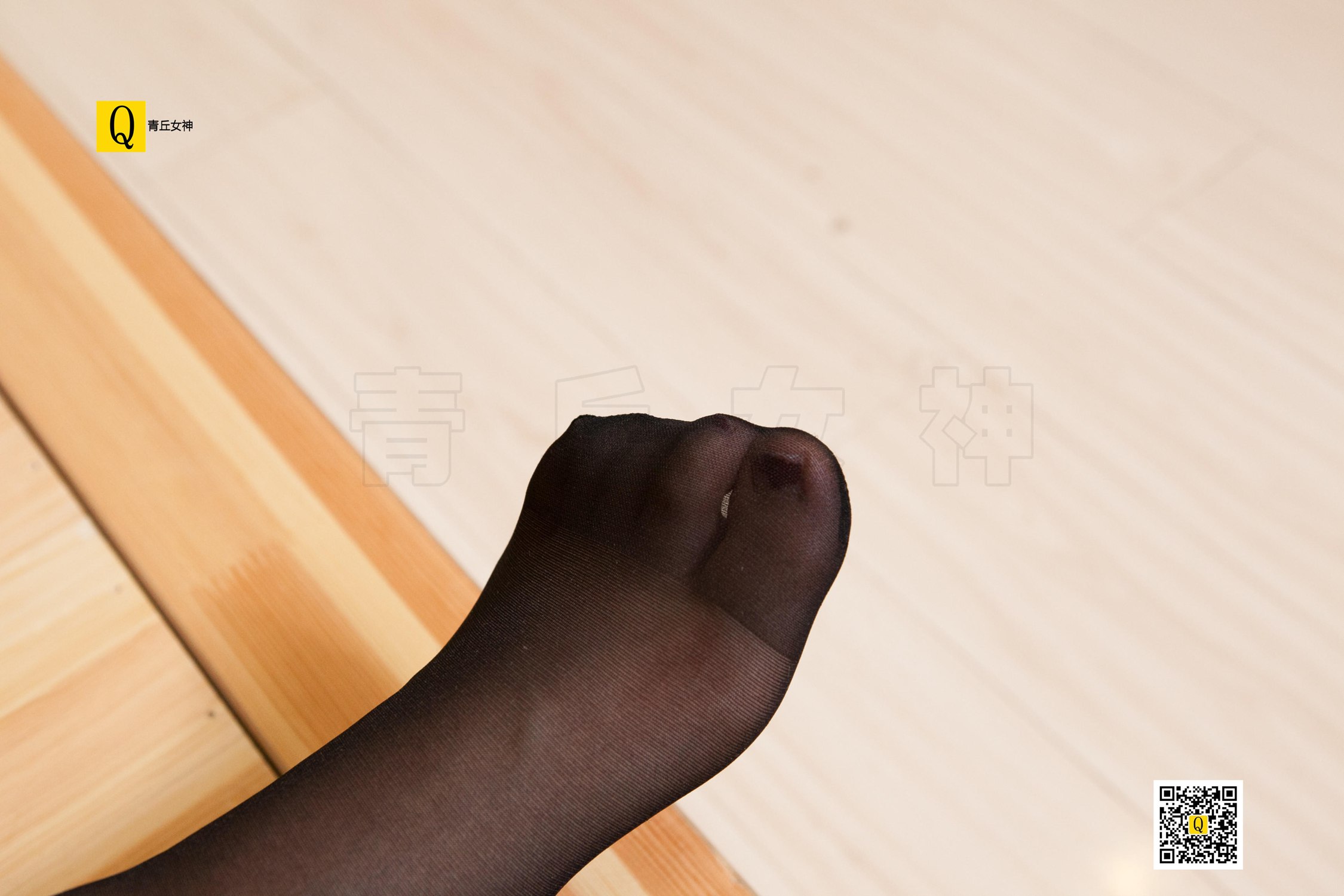 图片[24]-[青丘女神]2018.01.08 新模-少华 黑丝小脚丫 – 速更版-美库