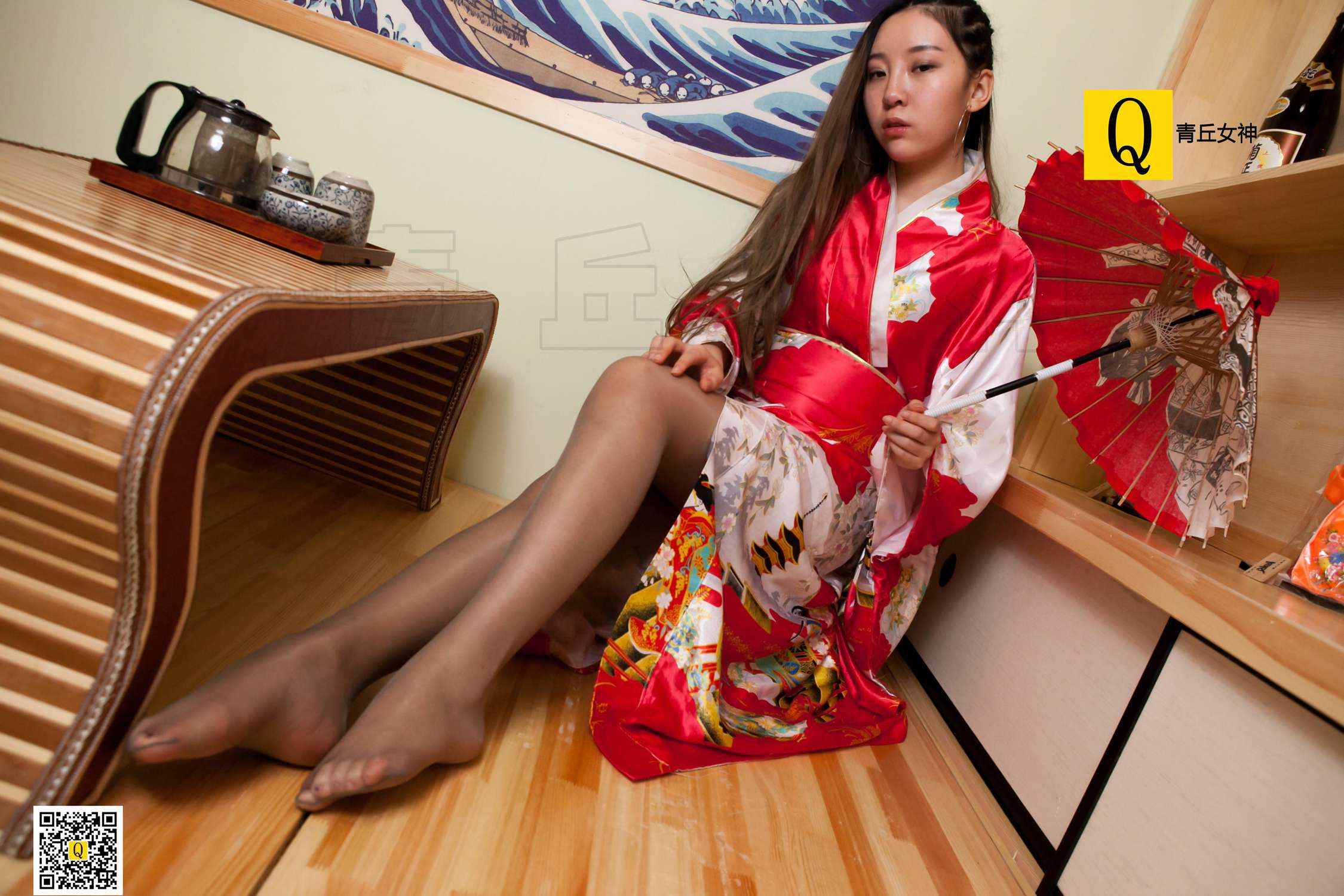 图片[21]-[青丘女神]2018.01.12 少华 日系灰丝 – 速更版-美库