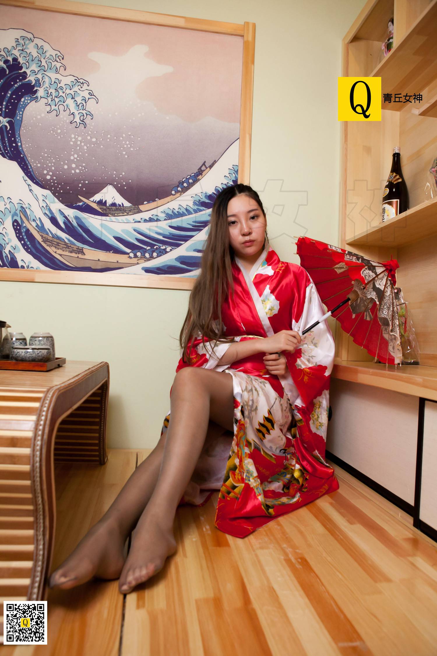 图片[32]-[青丘女神]2018.01.12 少华 日系灰丝 – 速更版-美库