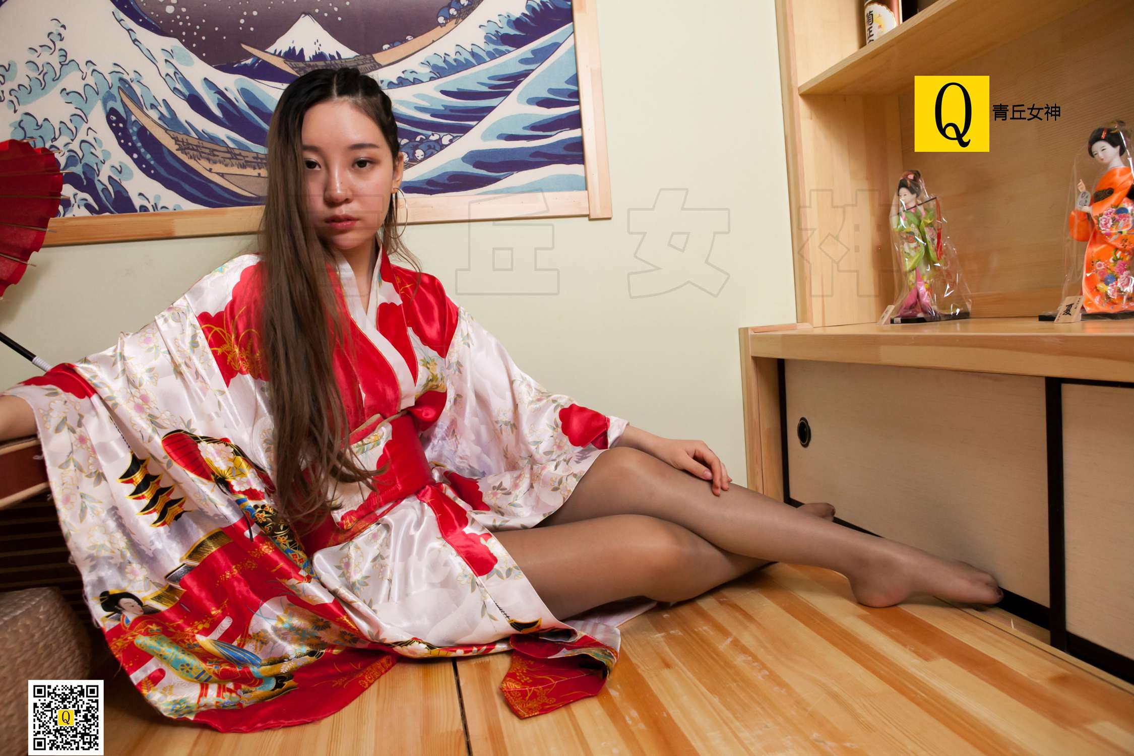 图片[34]-[青丘女神]2018.01.12 少华 日系灰丝 – 速更版-美库