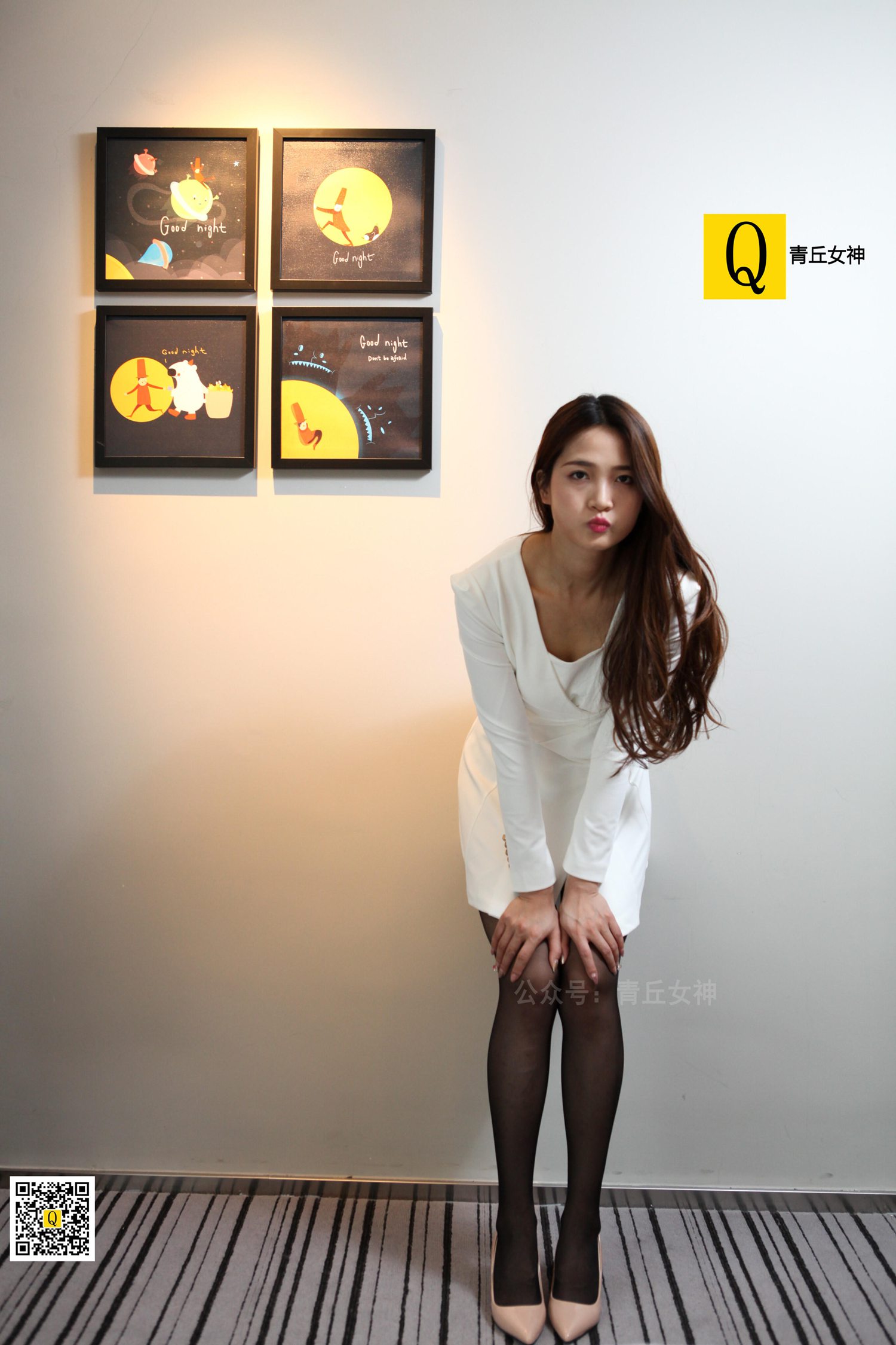 图片[46]-[青丘女神]2018.01.22 韩流来袭 黑丝女神 – 速更版-美库