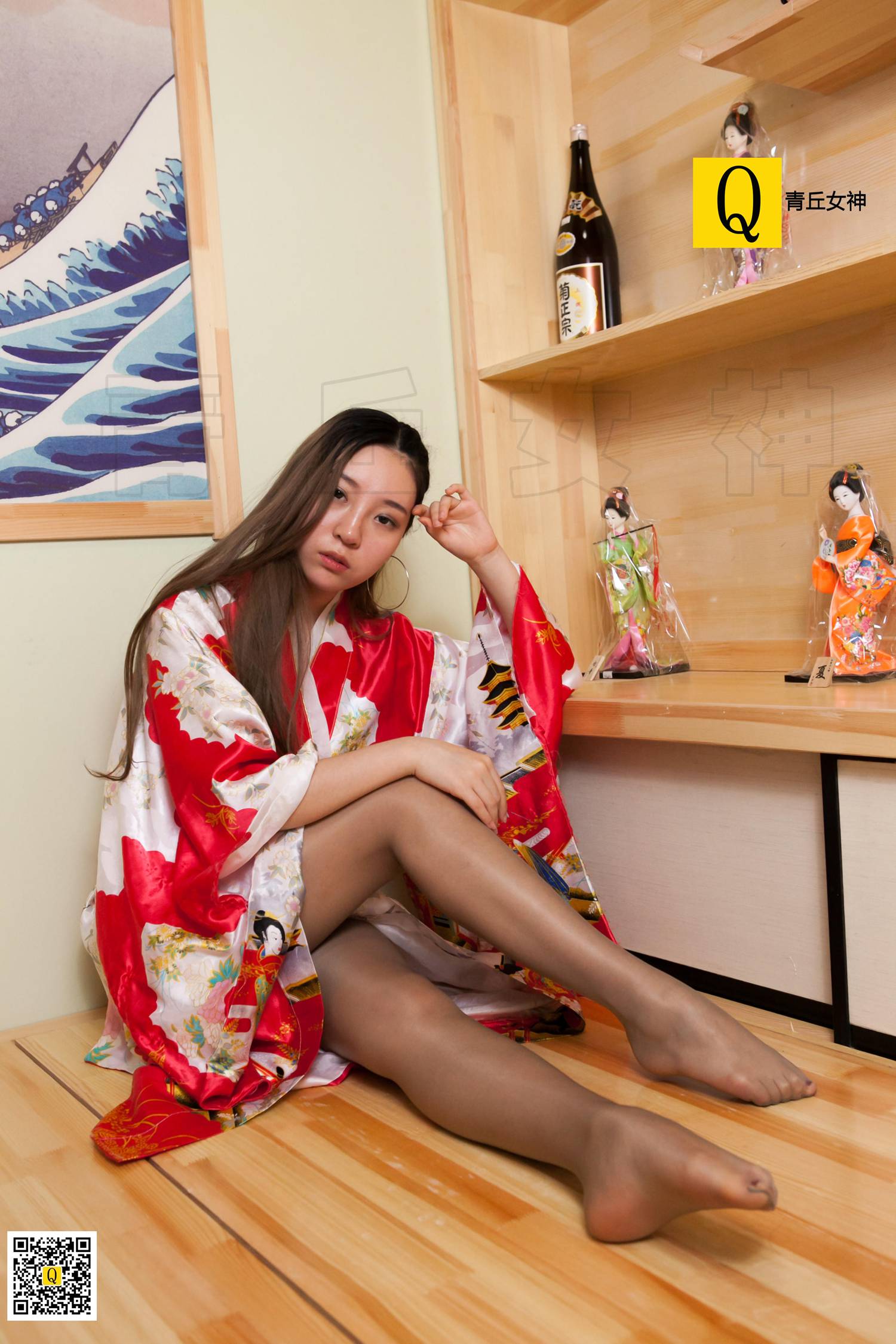 图片[62]-[青丘女神]2018.01.12 少华 日系灰丝 – 速更版-美库