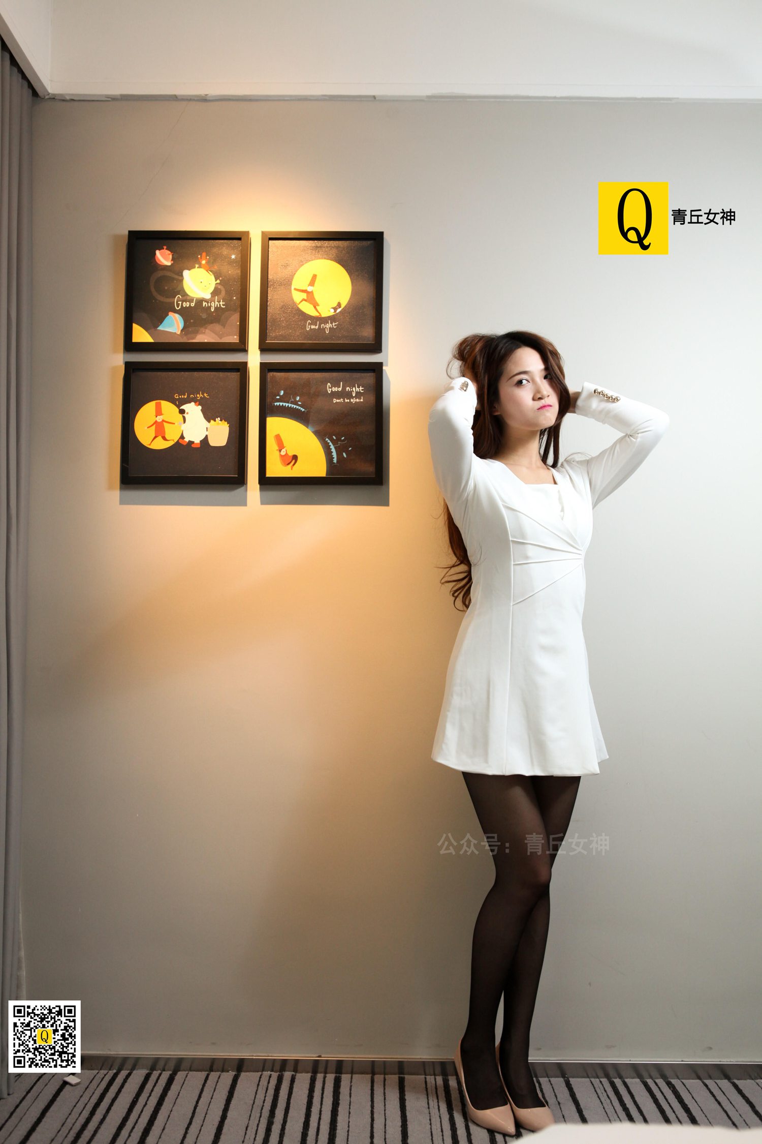 图片[55]-[青丘女神]2018.01.22 韩流来袭 黑丝女神 – 速更版-美库