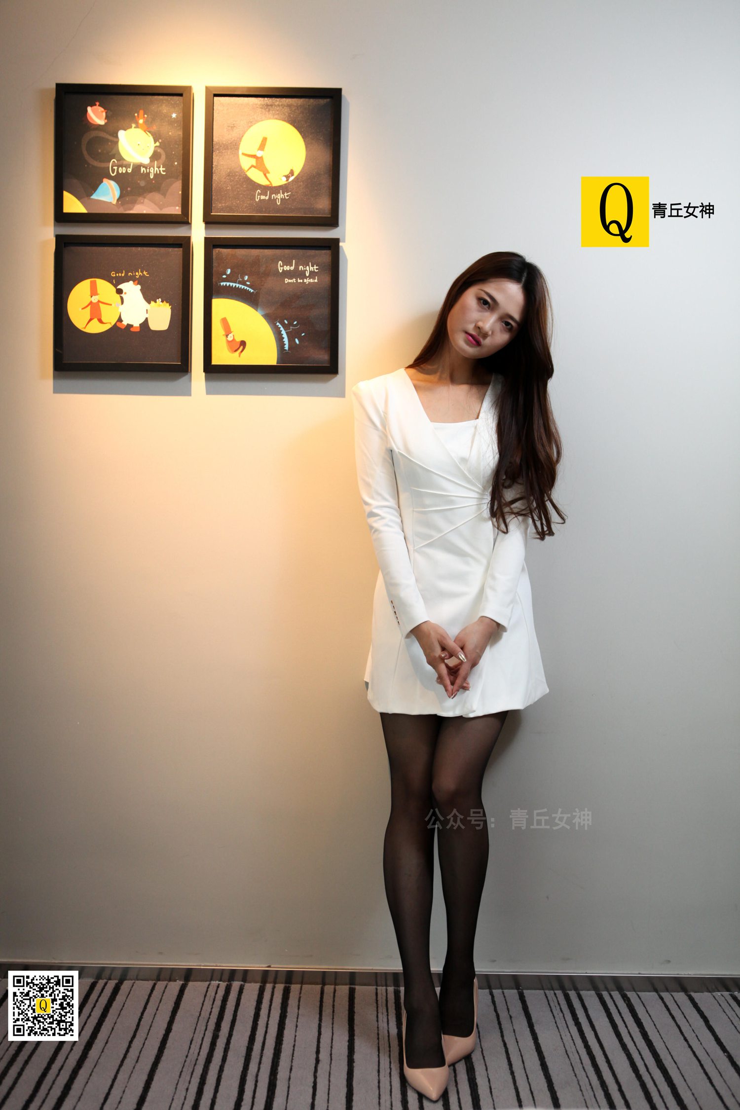 图片[56]-[青丘女神]2018.01.22 韩流来袭 黑丝女神 – 速更版-美库