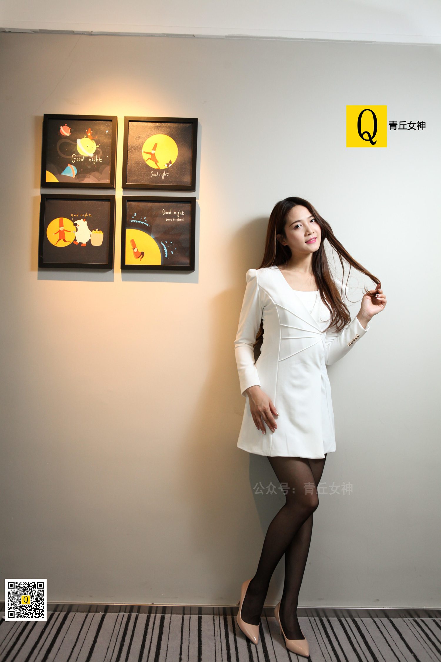 图片[60]-[青丘女神]2018.01.22 韩流来袭 黑丝女神 – 速更版-美库