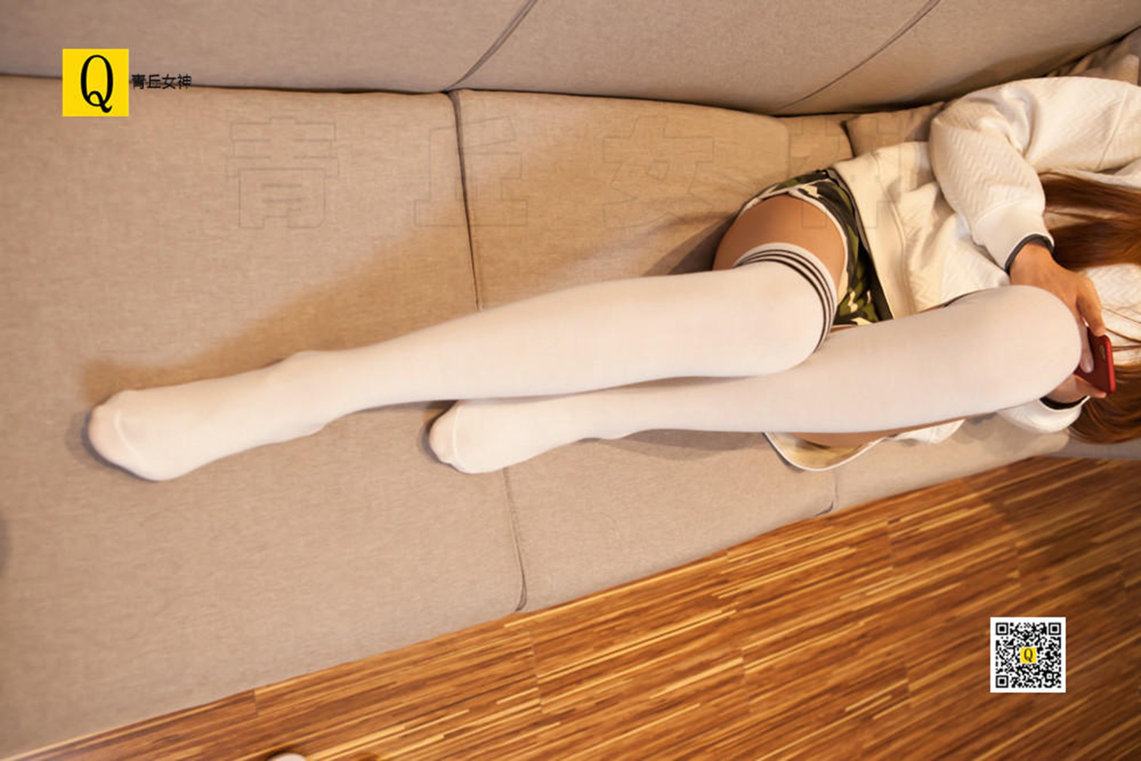 图片[92]-[青丘女神]2018.01.01 秋秋 迷彩短裤 – 速更版-美库