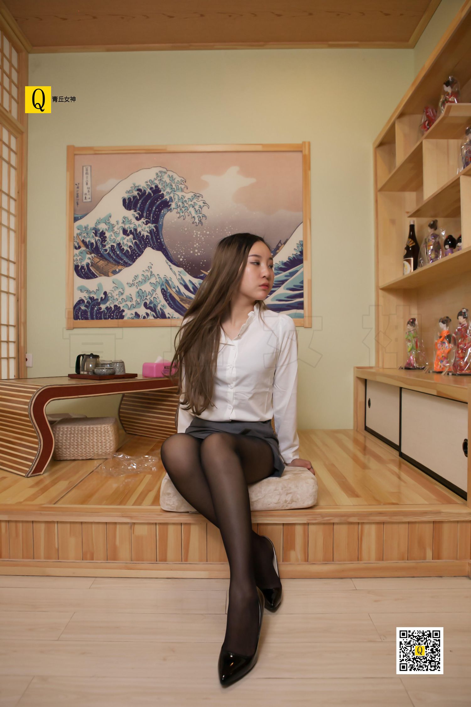 图片[94]-[青丘女神]2018.01.08 新模-少华 黑丝小脚丫 – 速更版-美库