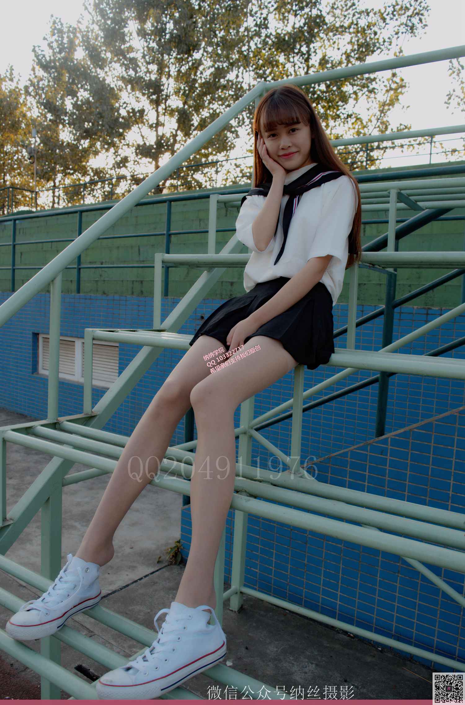 图片[10]-纳丝摄影 NO13 霜儿 体育场 – 速更版-美库