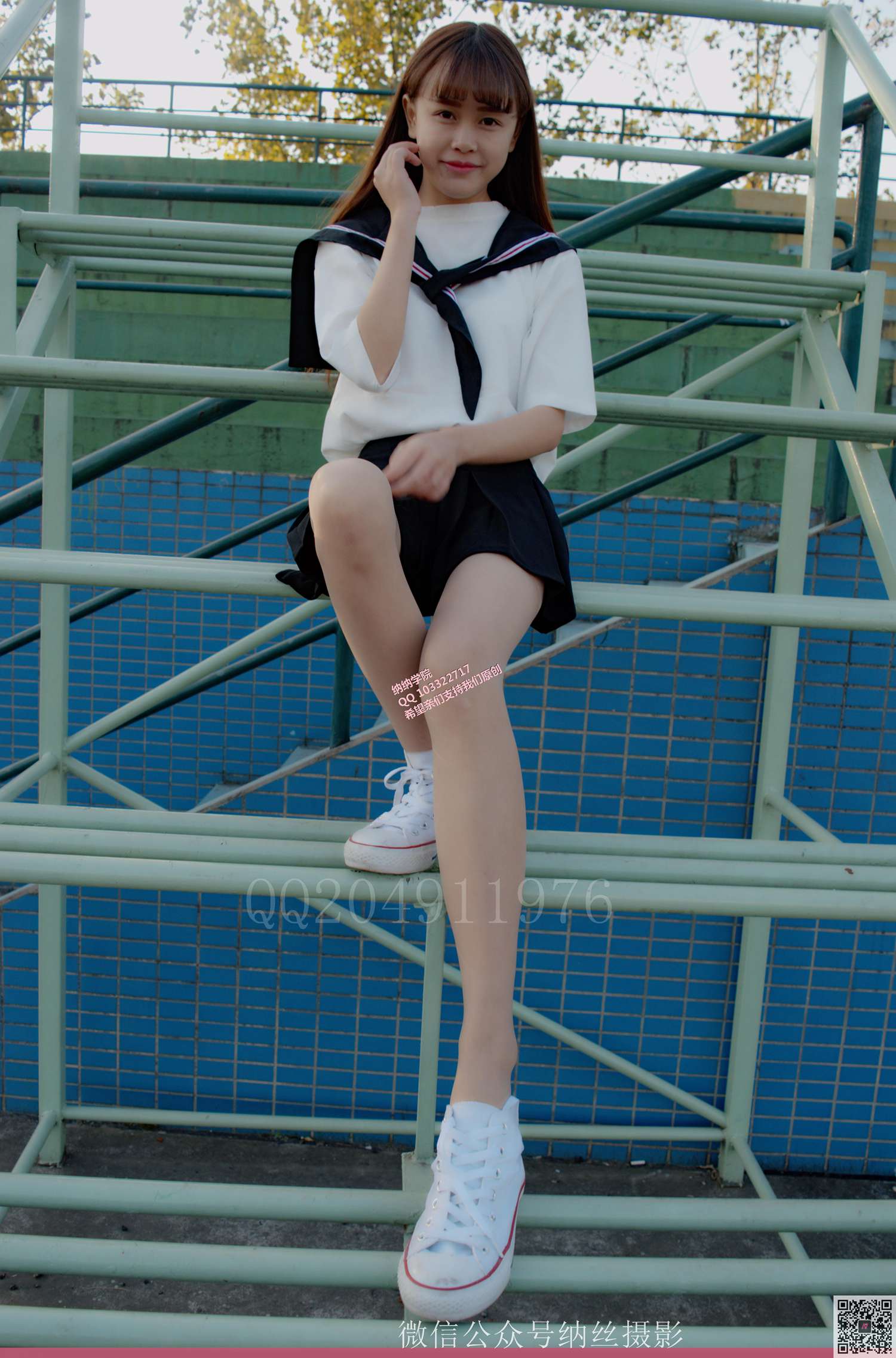 图片[13]-纳丝摄影 NO13 霜儿 体育场 – 速更版-美库