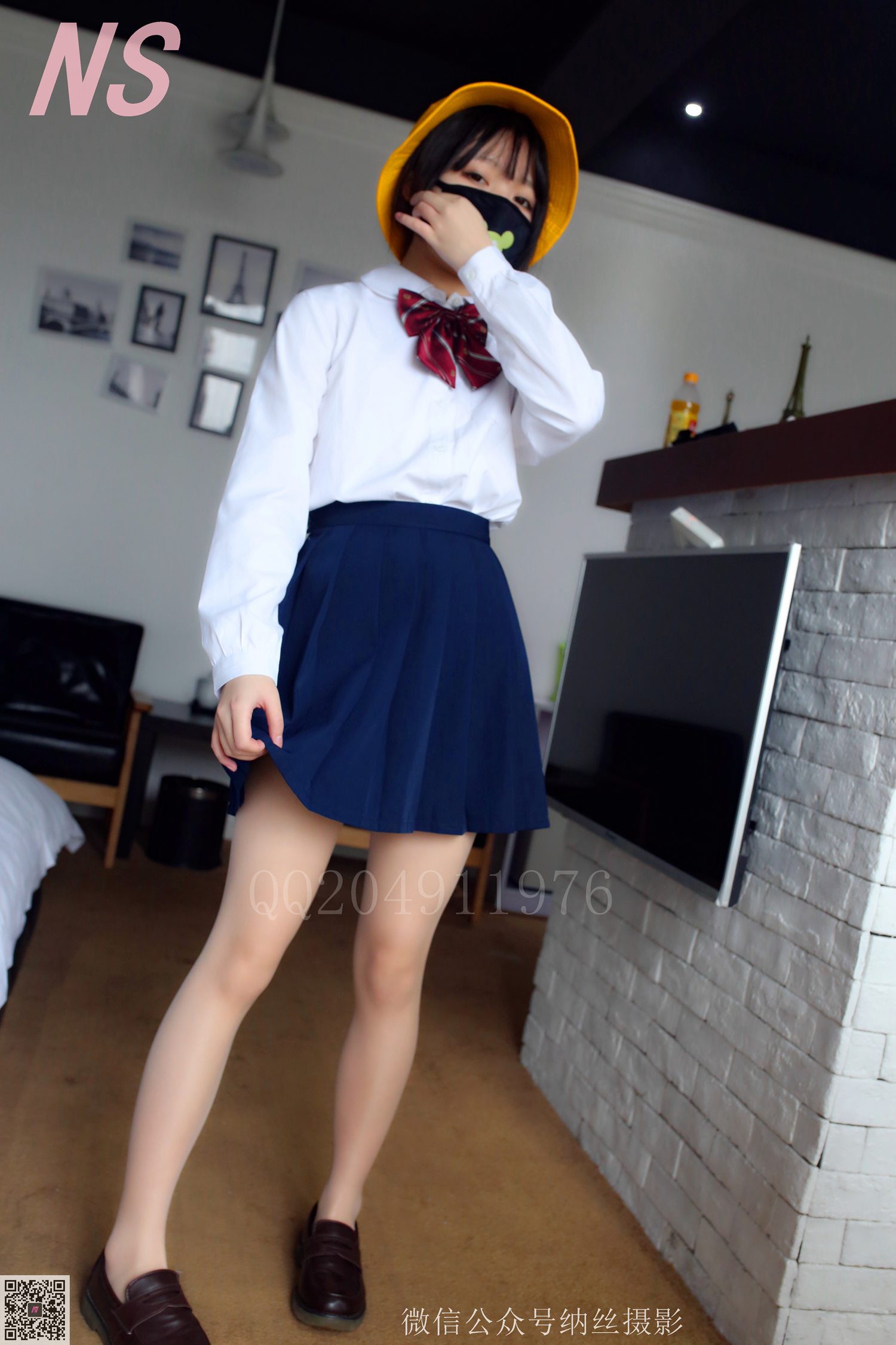 图片[35]-纳丝摄影 NO60 青檬 JK黑丝 – 速更版-美库