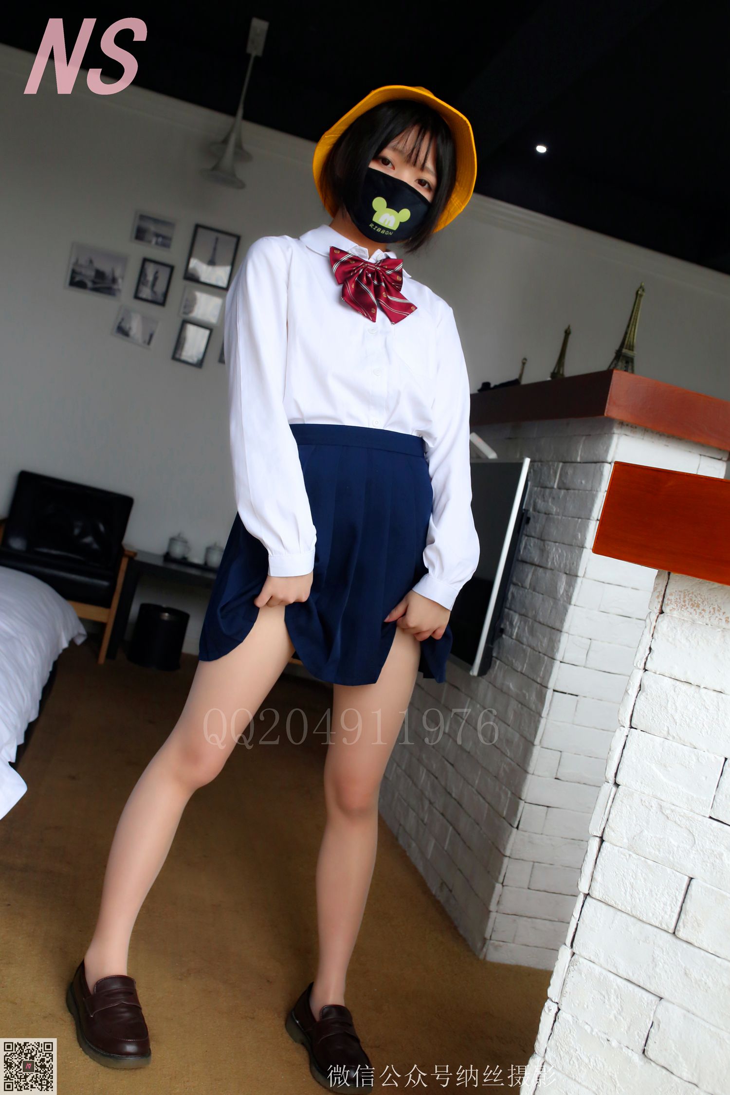 图片[47]-纳丝摄影 NO60 青檬 JK黑丝 – 速更版-美库