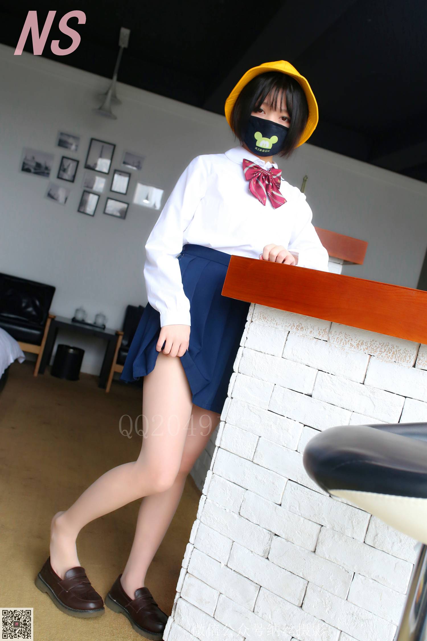 图片[52]-纳丝摄影 NO60 青檬 JK黑丝 – 速更版-美库