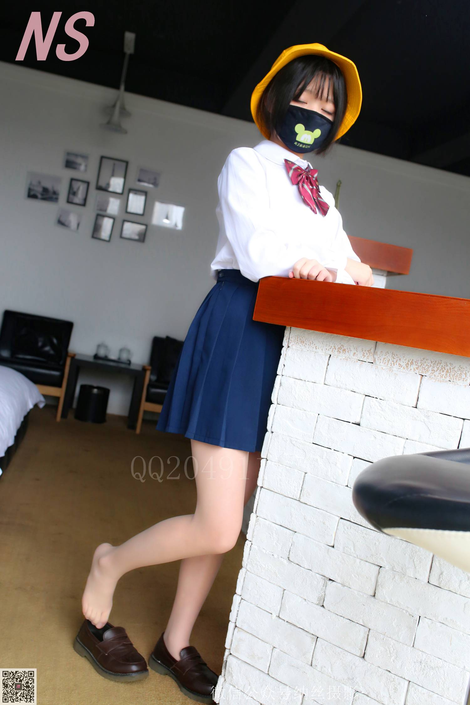 图片[53]-纳丝摄影 NO60 青檬 JK黑丝 – 速更版-美库