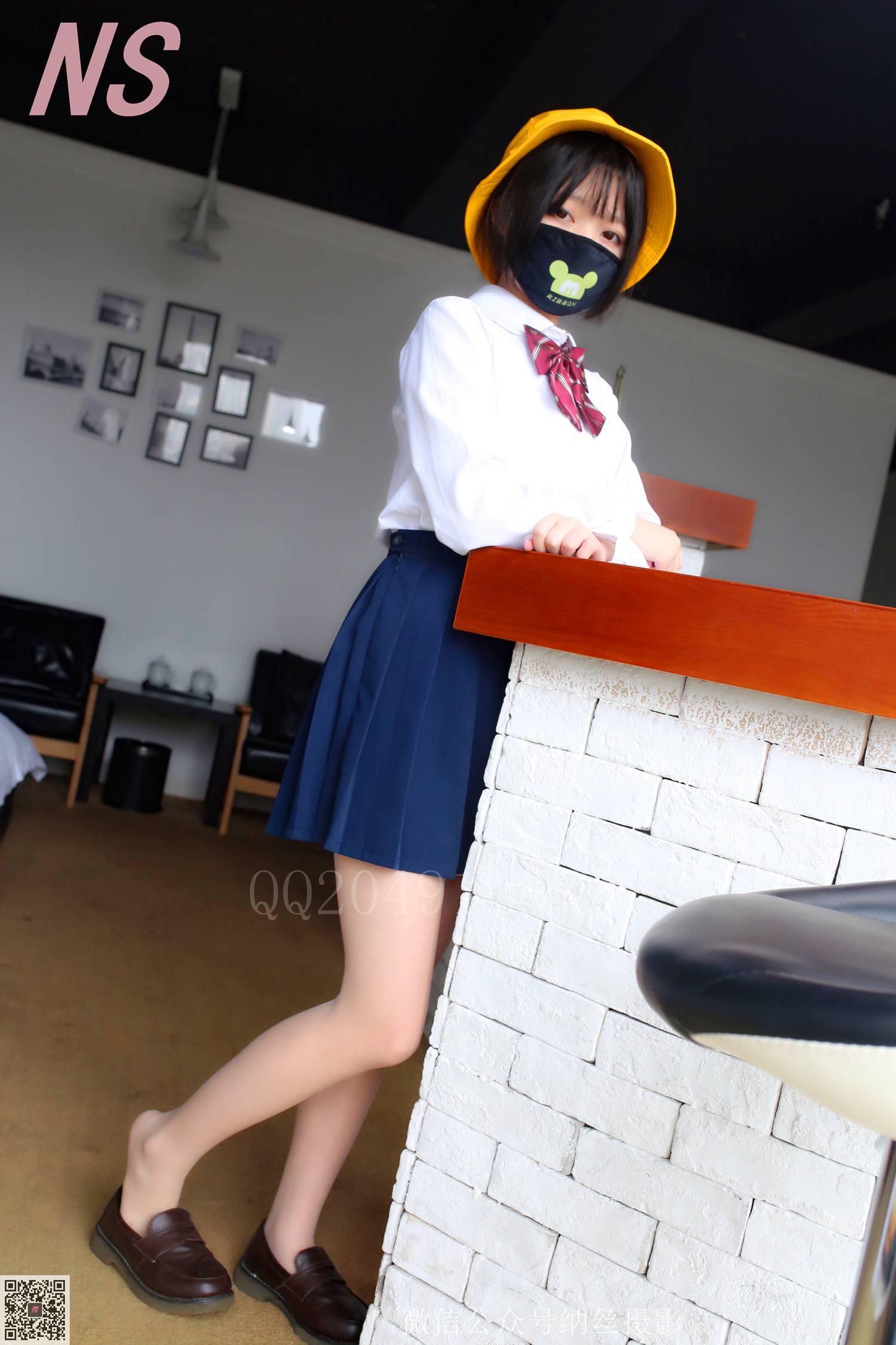 图片[54]-纳丝摄影 NO60 青檬 JK黑丝 – 速更版-美库