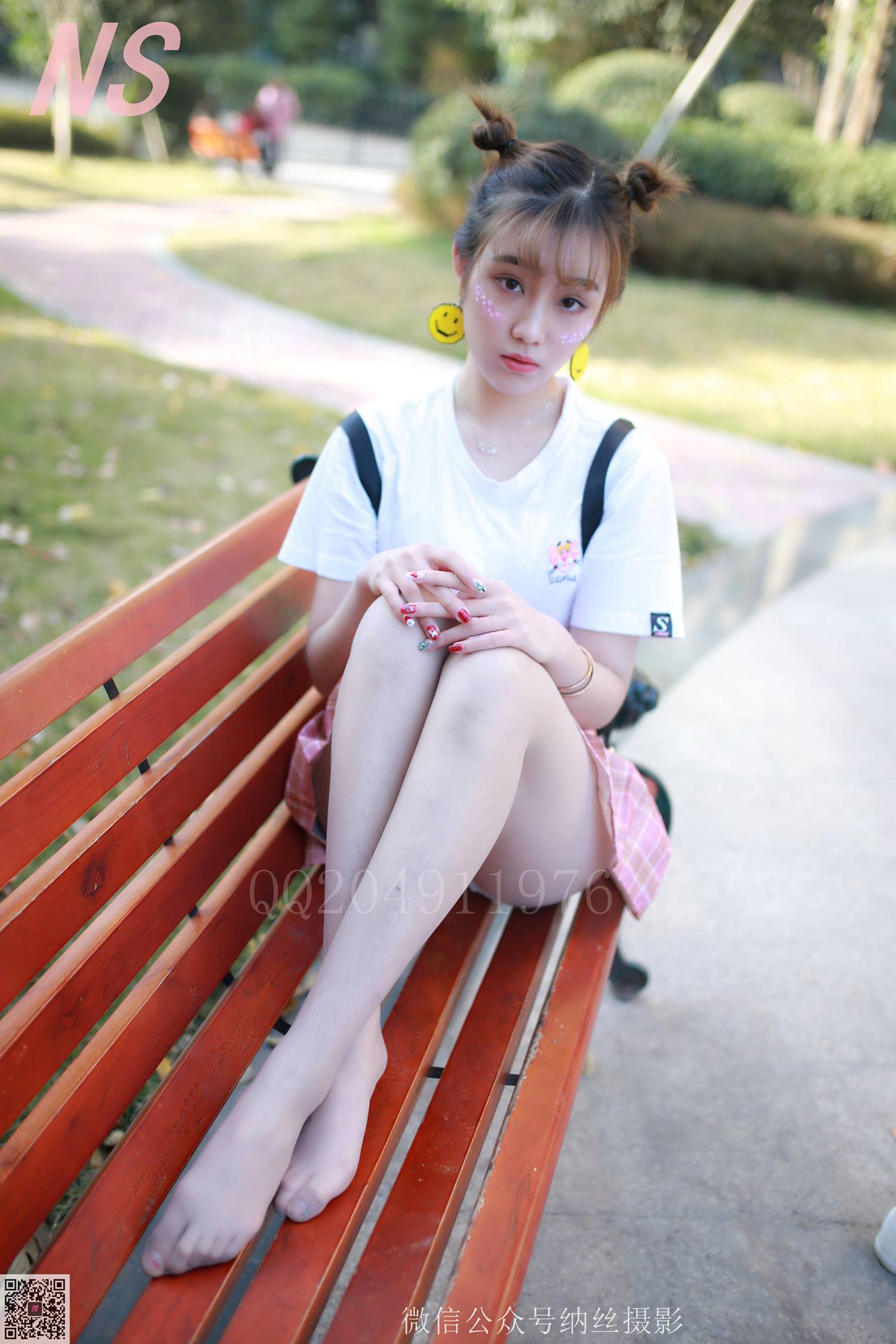 图片[11]-纳丝摄影 NO102 琴子 长椅丽影 – 速更版-美库