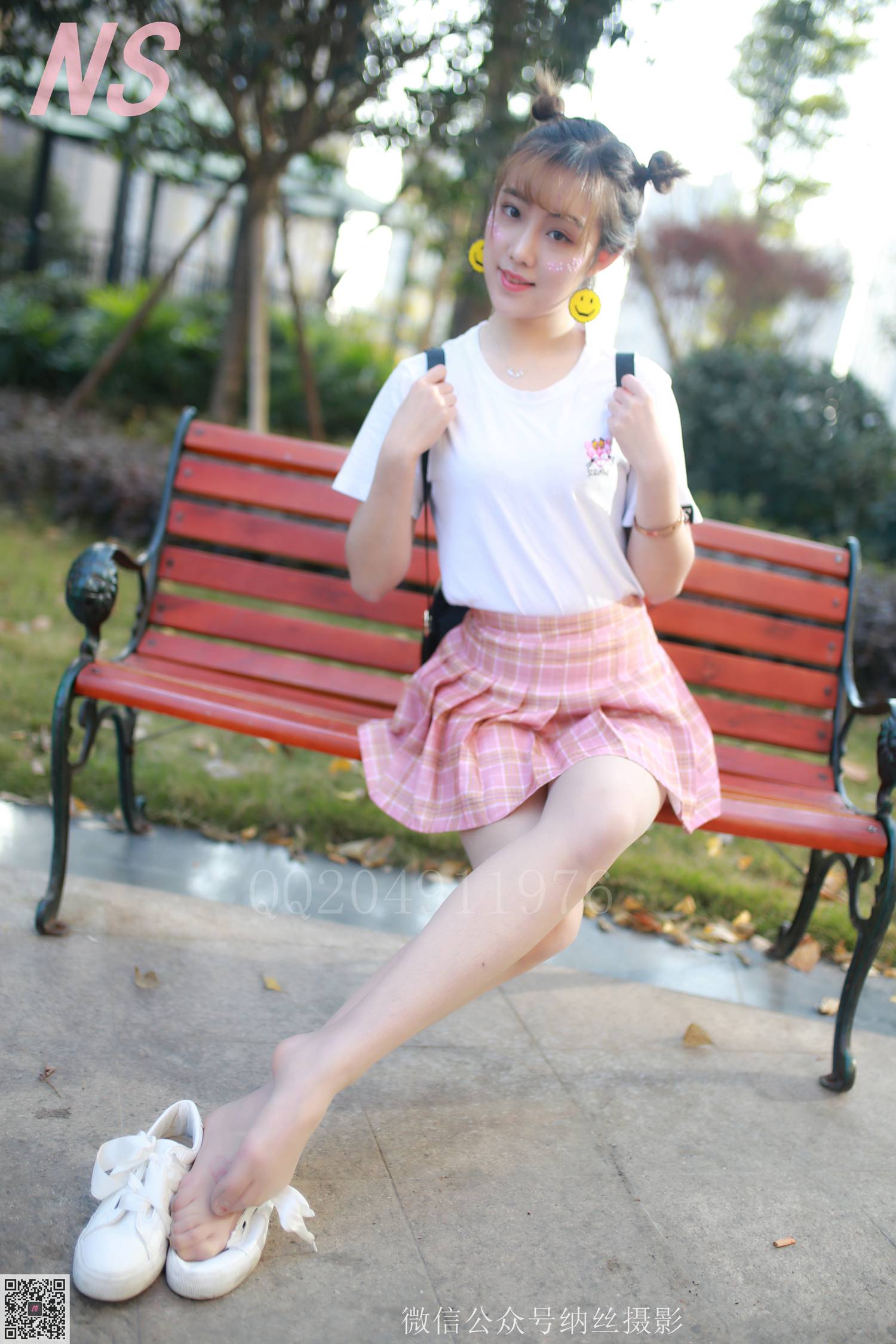 图片[18]-纳丝摄影 NO102 琴子 长椅丽影 – 速更版-美库