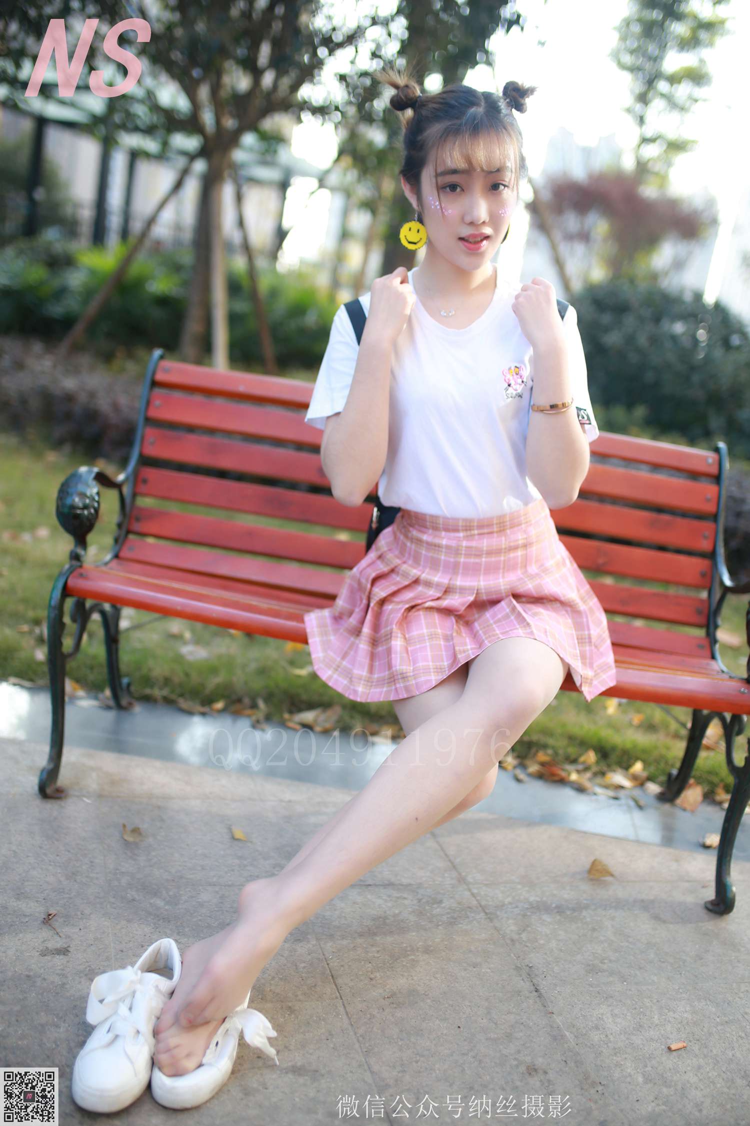 图片[19]-纳丝摄影 NO102 琴子 长椅丽影 – 速更版-美库